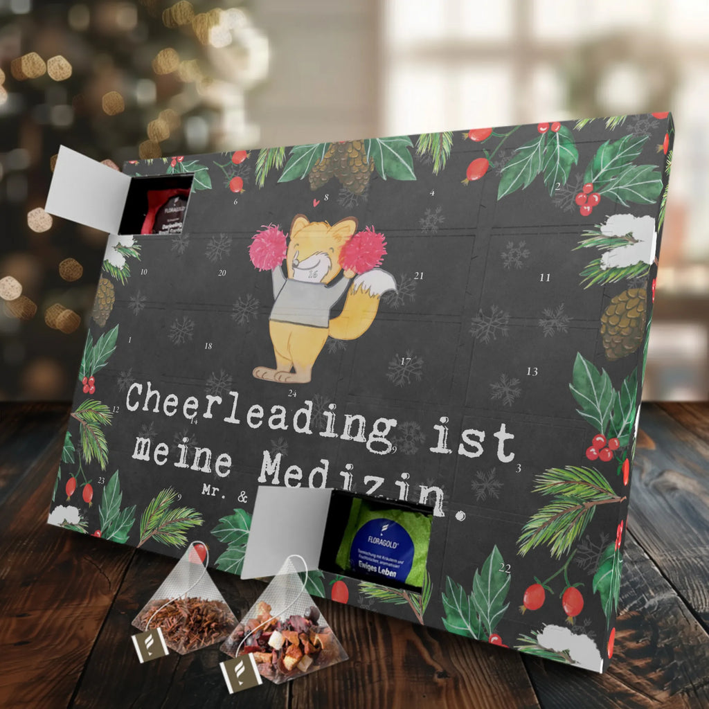 Tee Adventskalender Fuchs Cheerleader Adventskalender mit Tee, Adventskalender, Tee Adventskalender, Dankeschön, Sport, Danke, Auszeichnung, Hobby, Sportler, Gewinn, Sportart, Schenken, Geschenk, Turn Club, Cheerleading, Turnen, Cheerleader, Turniere