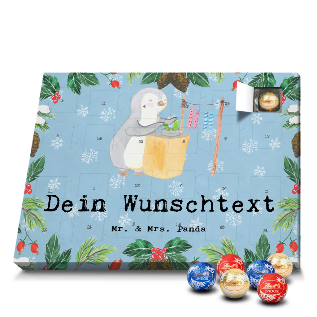 Adventskalender mit Namen Pinguin Kerzenziehen Personalisierter Adventskalender, Adventskalender mit Namen, Sportart, Geschenk, Hobby, Danke, Dankeschön, Auszeichnung, Gewinn, Sportler, Sport, Schenken, Deko Basteln, Kerzenziehen, Kerzen Ziehen. DIY