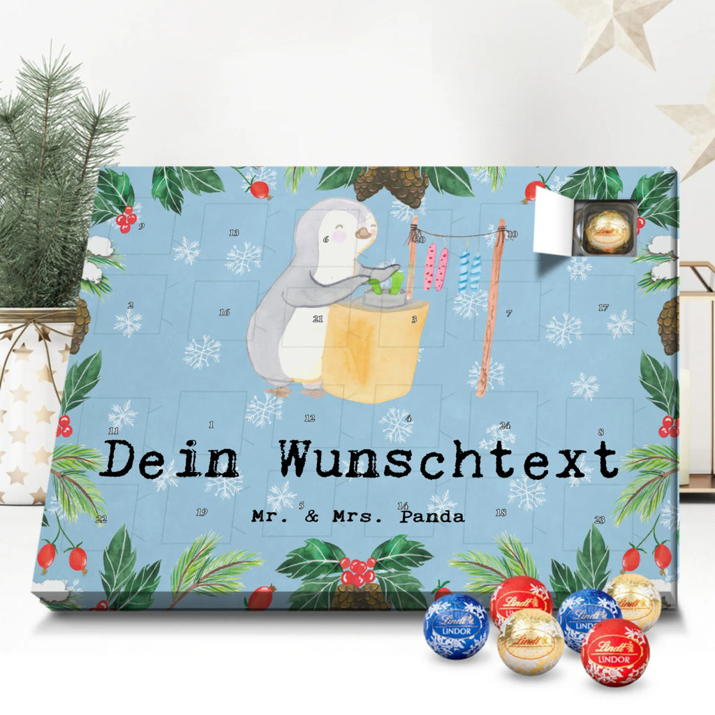 Adventskalender mit Namen Pinguin Kerzenziehen Personalisierter Adventskalender, Adventskalender mit Namen, Sportart, Geschenk, Hobby, Danke, Dankeschön, Auszeichnung, Gewinn, Sportler, Sport, Schenken, Deko Basteln, Kerzenziehen, Kerzen Ziehen. DIY
