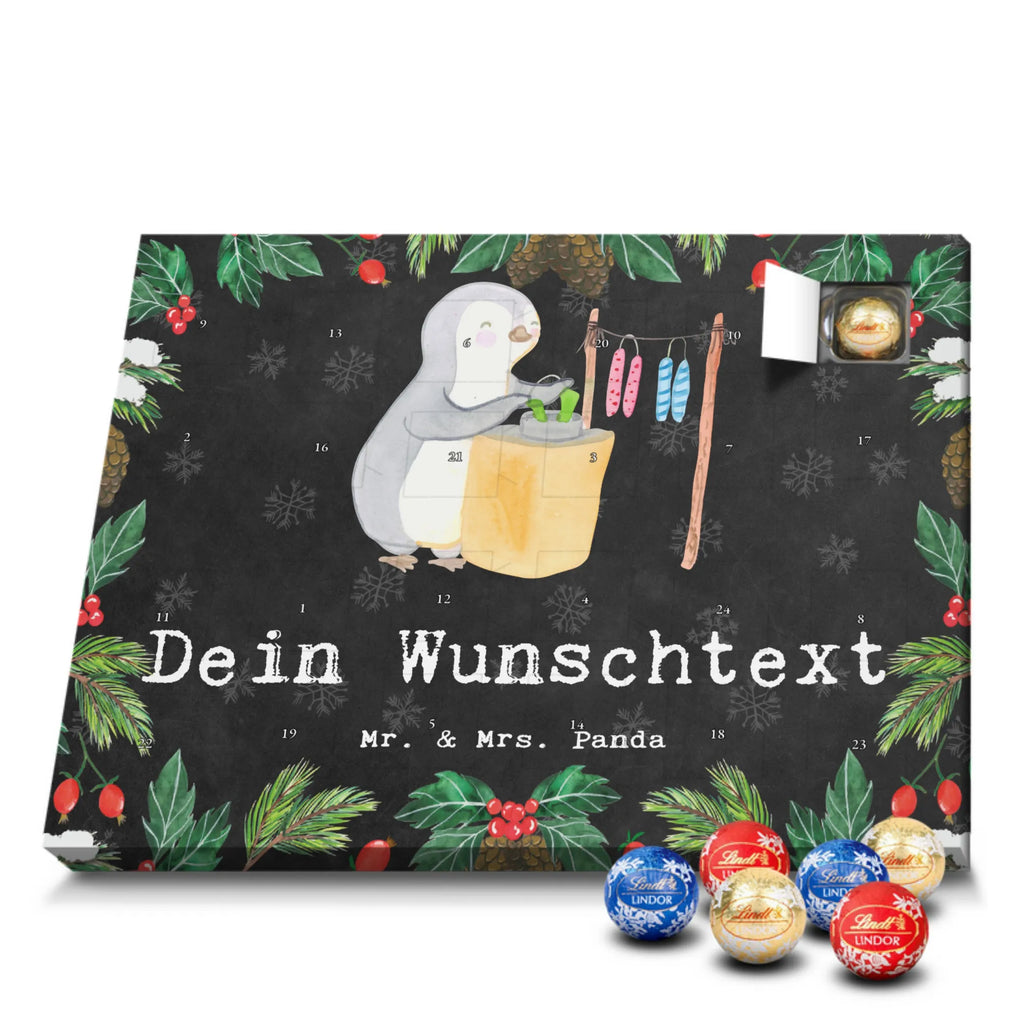 Adventskalender mit Namen Pinguin Kerzenziehen Personalisierter Adventskalender, Adventskalender mit Namen, Sportart, Geschenk, Hobby, Danke, Dankeschön, Auszeichnung, Gewinn, Sportler, Sport, Schenken, Deko Basteln, Kerzenziehen, Kerzen Ziehen. DIY