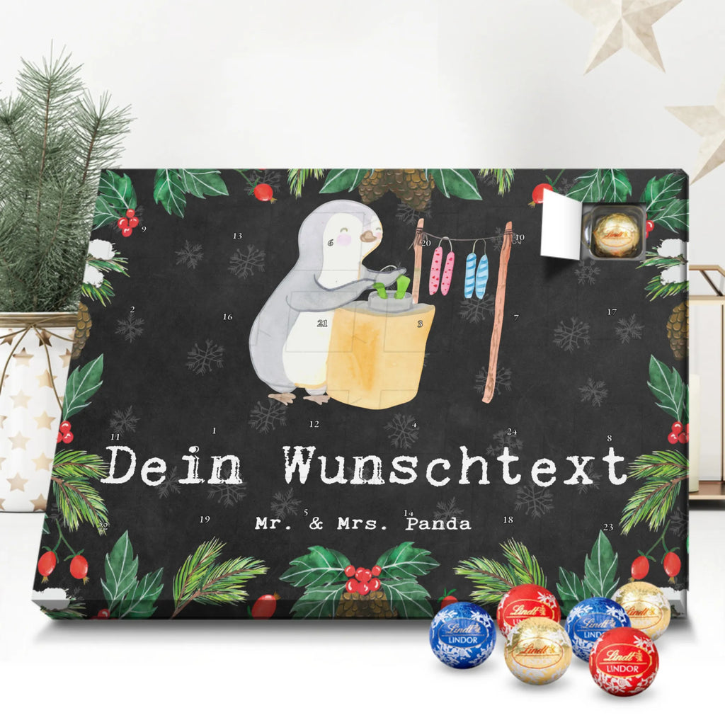 Adventskalender mit Namen Pinguin Kerzenziehen Personalisierter Adventskalender, Adventskalender mit Namen, Sportart, Geschenk, Hobby, Danke, Dankeschön, Auszeichnung, Gewinn, Sportler, Sport, Schenken, Deko Basteln, Kerzenziehen, Kerzen Ziehen. DIY
