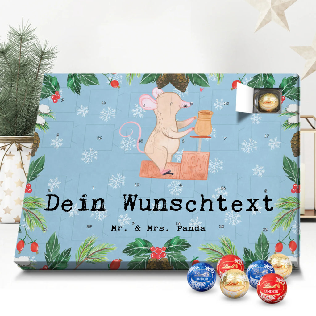 Adventskalender mit Namen Maus Töpfern Adventskalender mit Namen, Personalisierter Adventskalender, Sportart, Geschenk, Hobby, Danke, Dankeschön, Auszeichnung, Gewinn, Sportler, Sport, Schenken, Töpferkurs, Töpfern, Töpferei