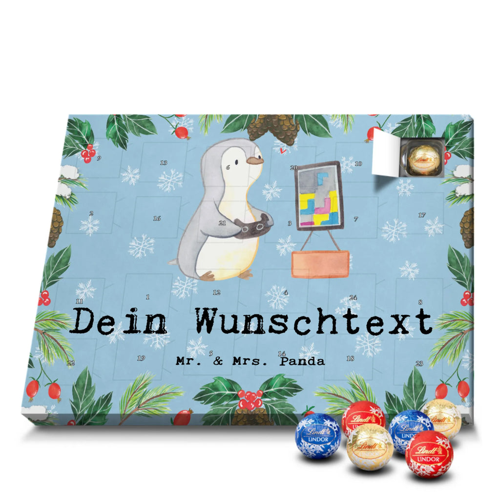 Adventskalender mit Namen Pinguin Zocken Personalisierter Adventskalender, Adventskalender mit Namen, Sportart, Geschenk, Hobby, Danke, Dankeschön, Auszeichnung, Gewinn, Sportler, Sport, Schenken, Gaming, Videospiele, Zocken, Videogames
