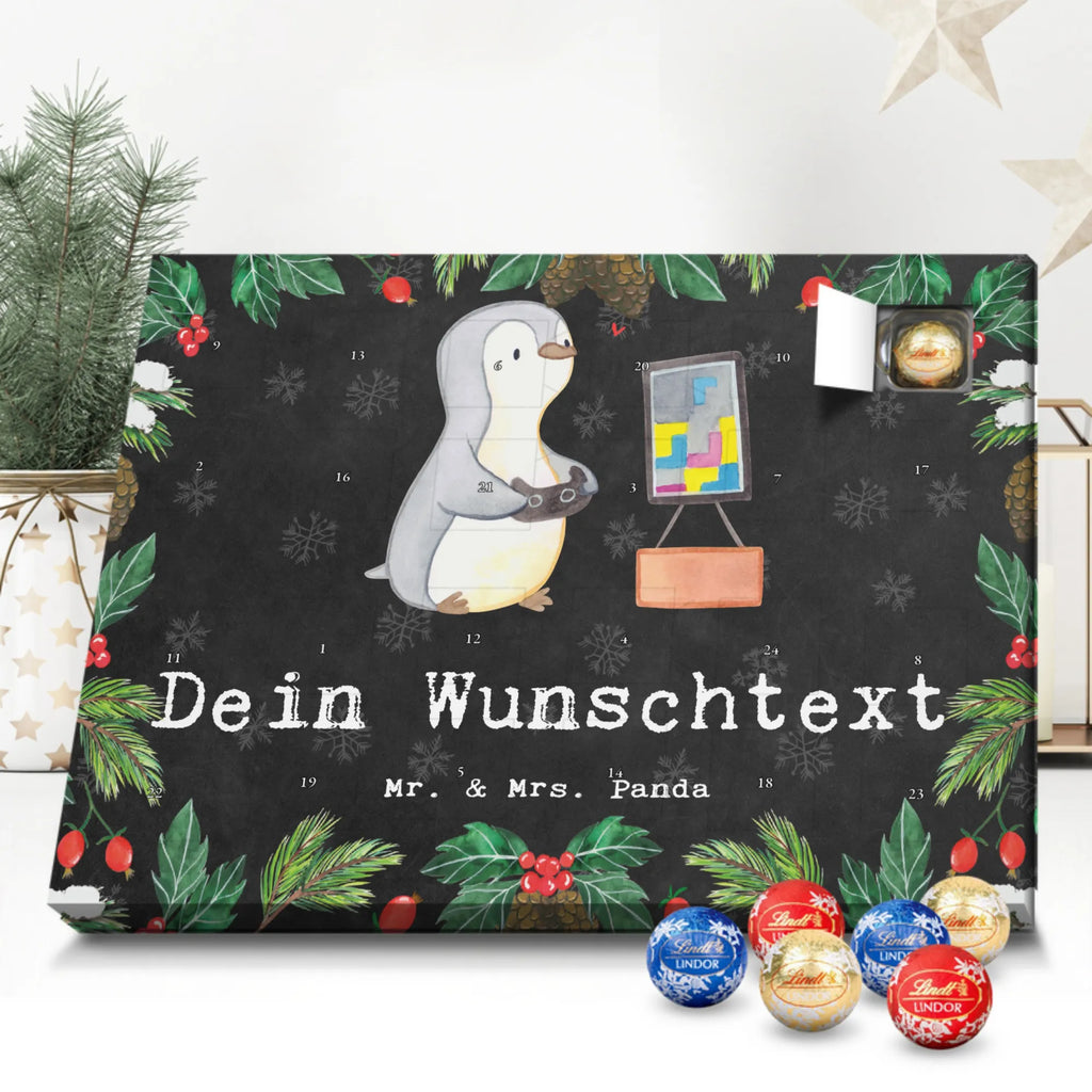 Adventskalender mit Namen Pinguin Zocken Personalisierter Adventskalender, Adventskalender mit Namen, Sportart, Geschenk, Hobby, Danke, Dankeschön, Auszeichnung, Gewinn, Sportler, Sport, Schenken, Gaming, Videospiele, Zocken, Videogames