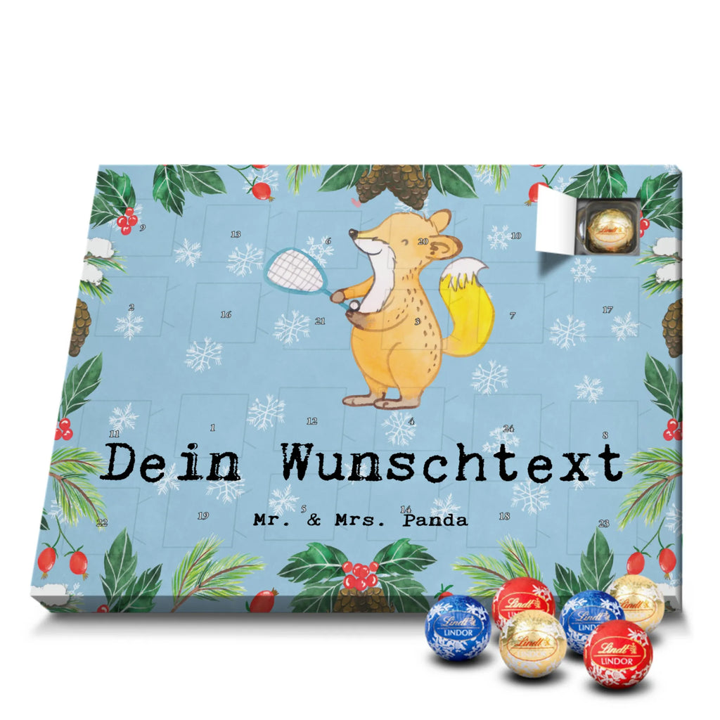 Adventskalender mit Namen Fuchs Squash spielen Personalisierter Adventskalender, Adventskalender mit Namen, Sportart, Geschenk, Hobby, Danke, Dankeschön, Auszeichnung, Gewinn, Sportler, Sport, Schenken, Squashhalle, Ballsport, Squash spielen