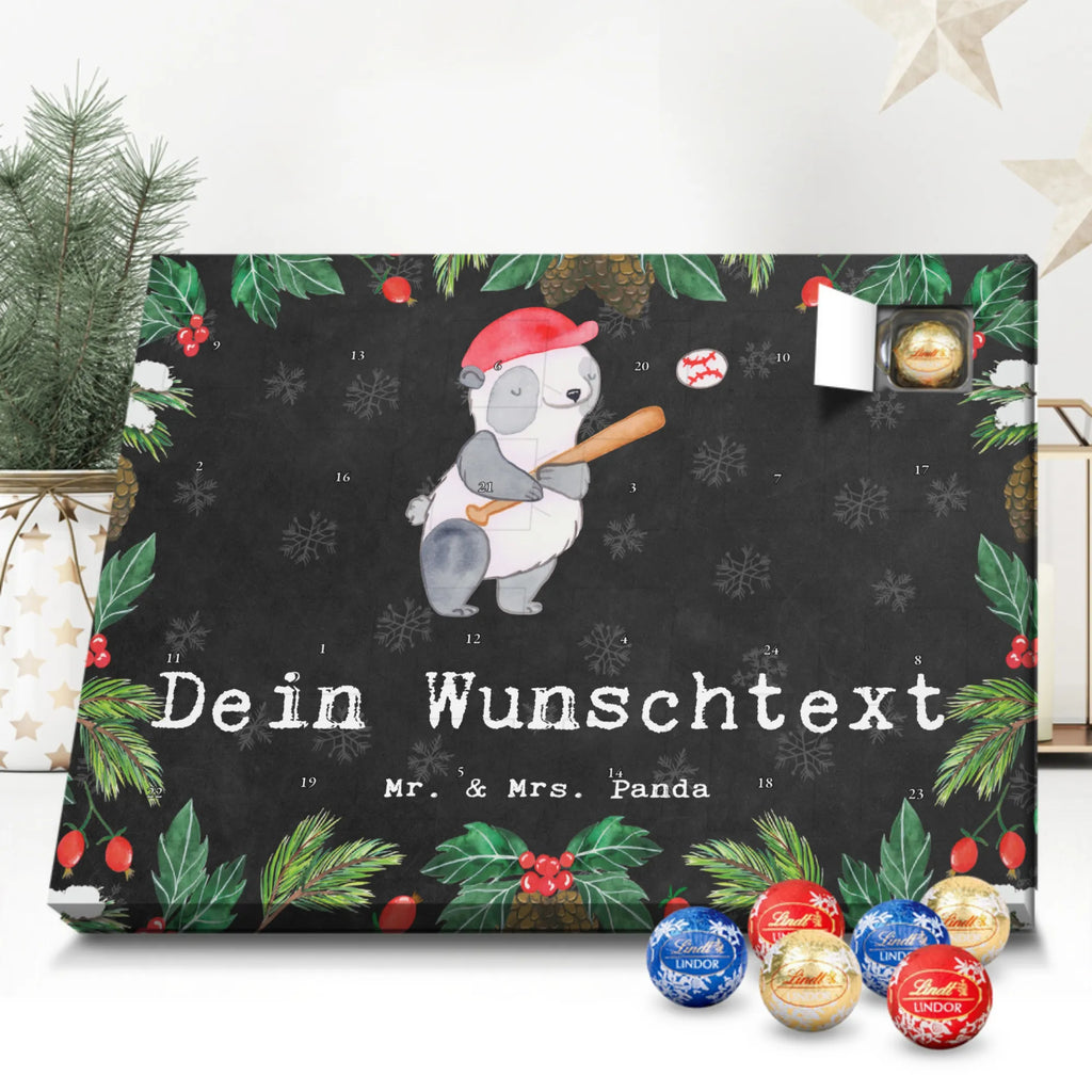 Adventskalender mit Namen Panda Baseball spielen Personalisierter Adventskalender, Adventskalender mit Namen, Sportart, Geschenk, Hobby, Danke, Dankeschön, Auszeichnung, Gewinn, Sportler, Sport, Schenken, Baseballverein, Ballsport, Baseball spielen, Baseballplatz, Baseball Match
