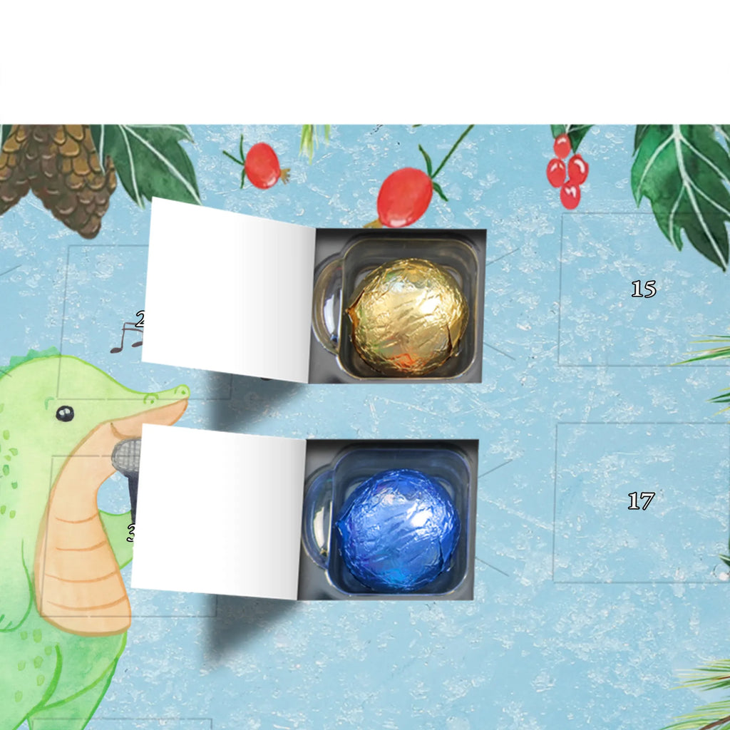 Chocolate advent calendar crocodile To sing giving, Gift, thank you, award, profit, athlete, live performance, hobby singers, Singing, vocals