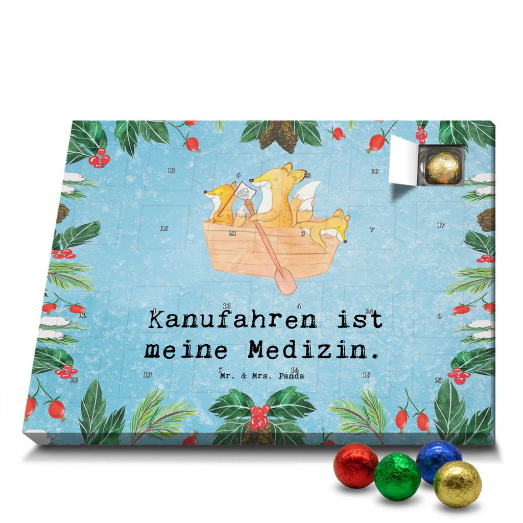 Chocolate advent calendar Fox Canoeing giving, Gift, thank you, award, profit, athlete, Canoeing, canoe tour, canoe school, paddling tour, canoe rental