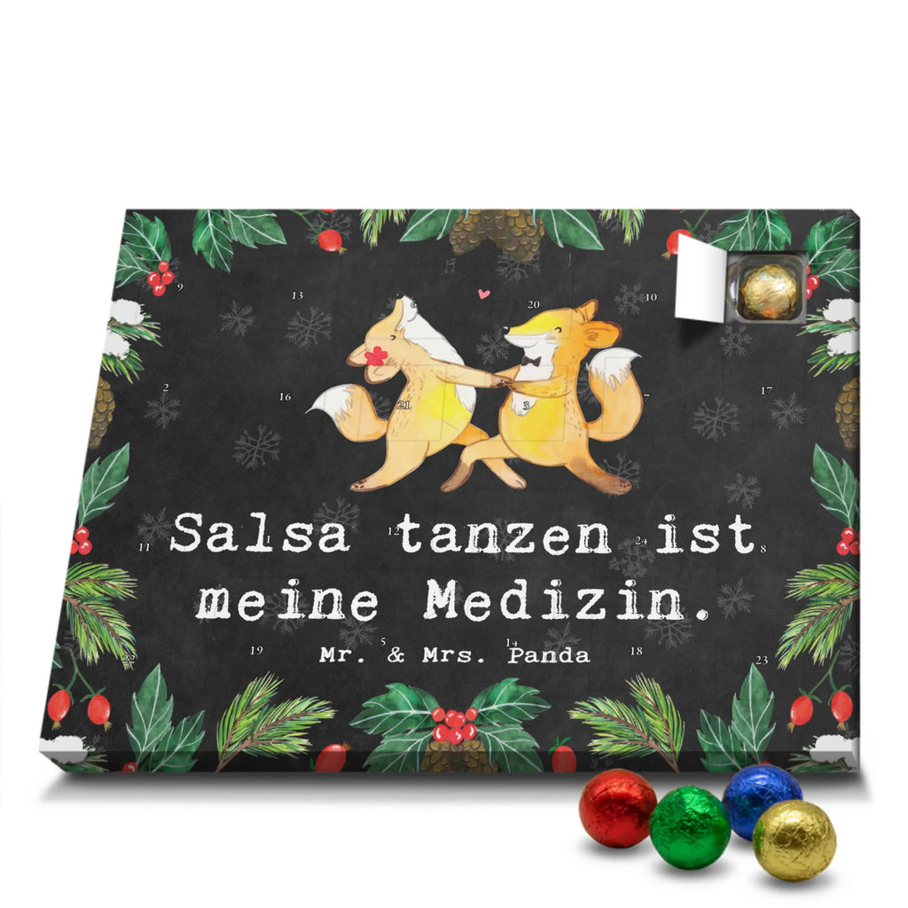 Chocolate advent calendar foxes dancing salsa giving, Gift, thank you, award, profit, athlete, dance school, dancing, dance class, dancing salsa