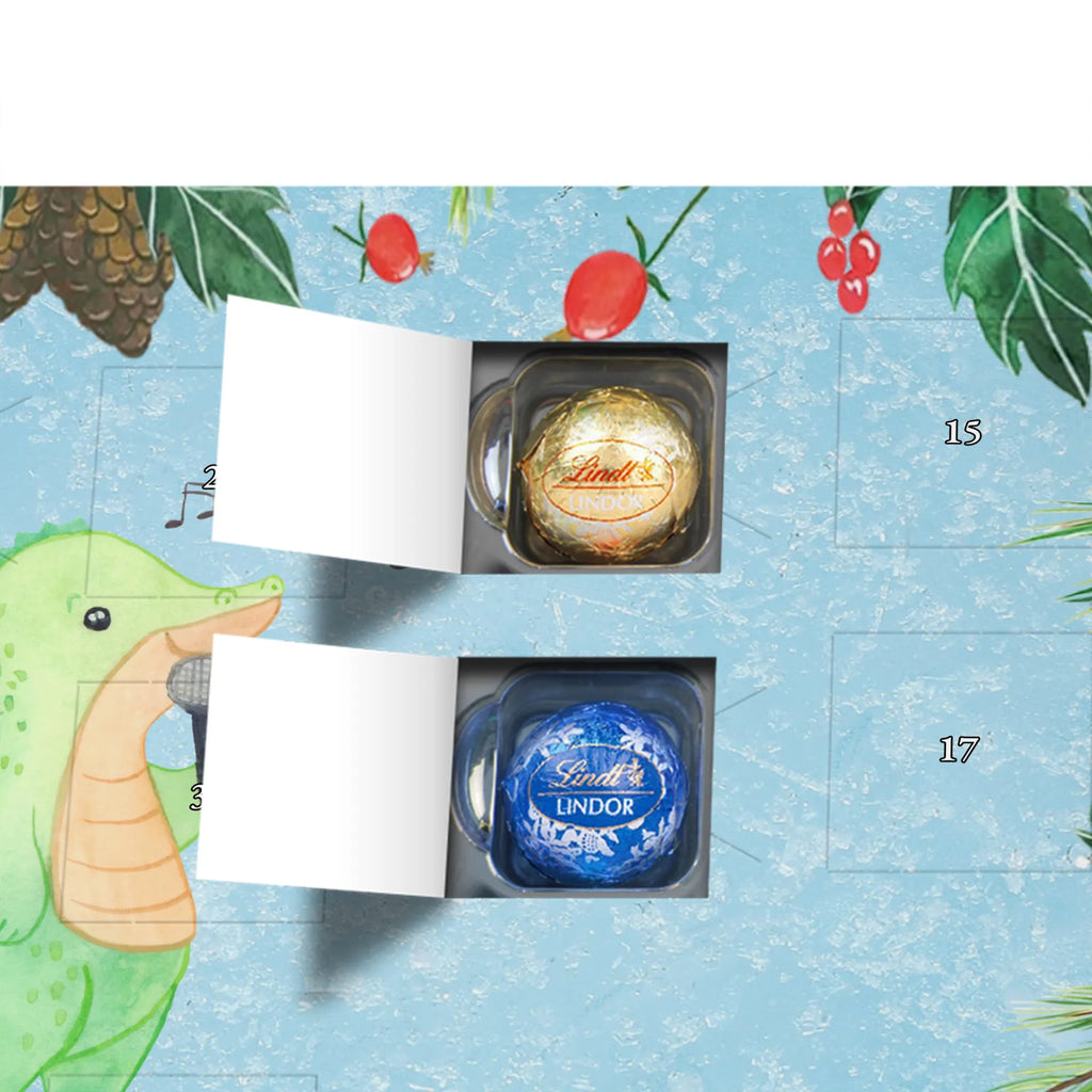 Chocolate advent calendar crocodile To sing giving, Gift, thank you, award, profit, athlete, live performance, hobby singers, Singing, vocals