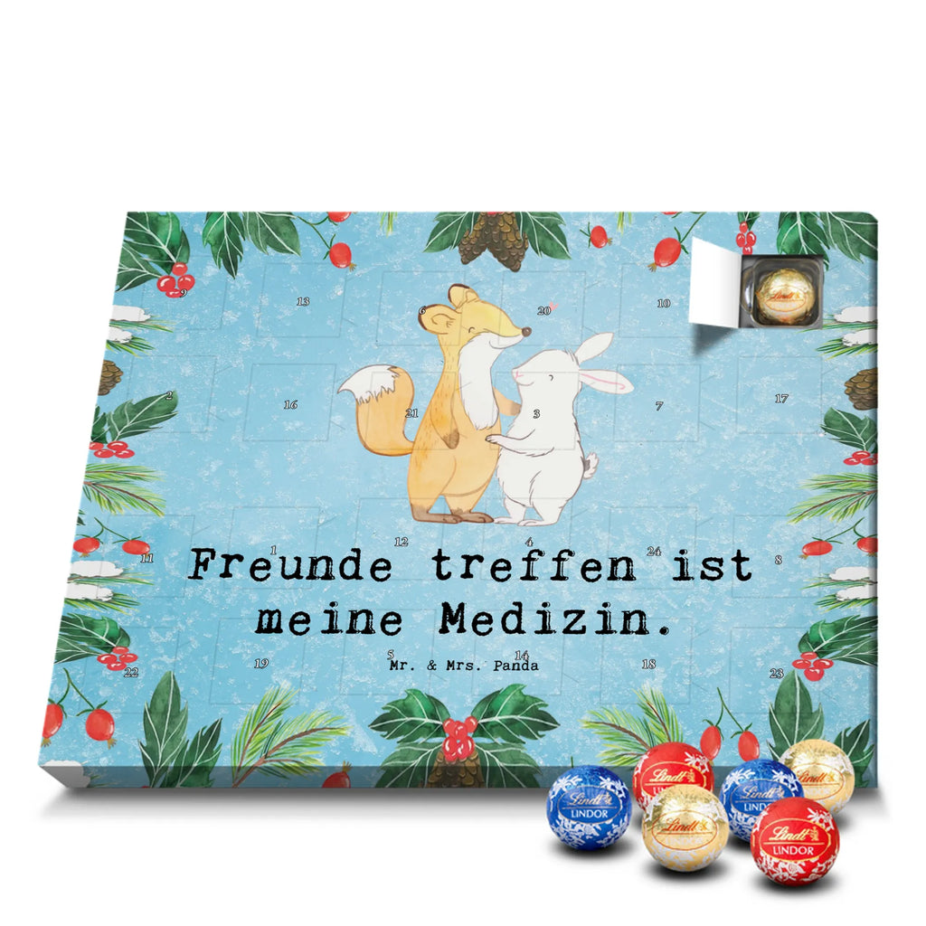 Chocolate advent calendar fox rabbit meet friends giving, Gift, thank you, award, profit, athlete, meet friends