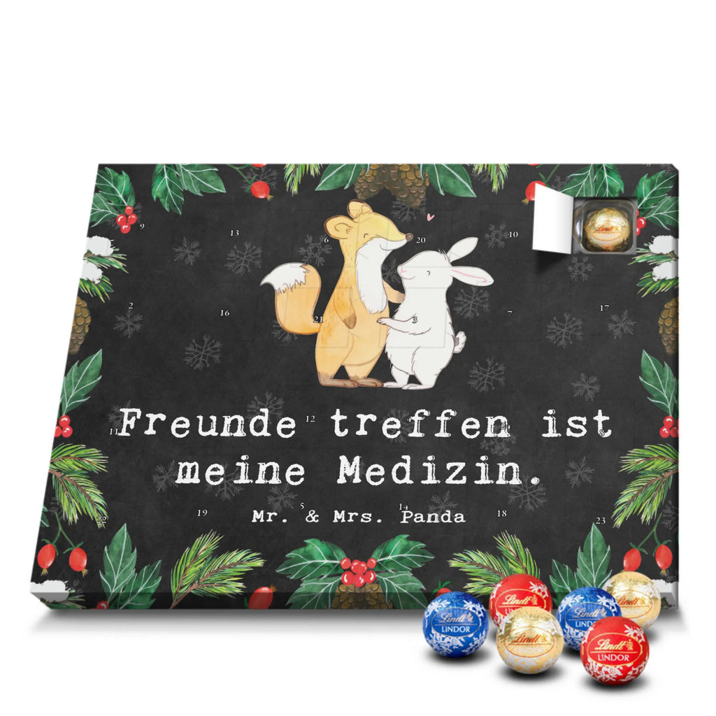Chocolate advent calendar fox rabbit meet friends giving, Gift, thank you, award, profit, athlete, meet friends