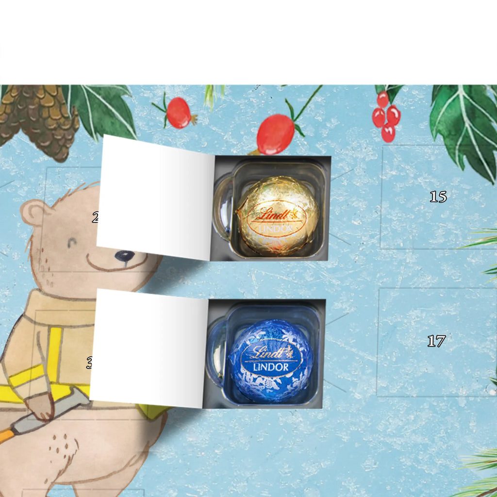 Chocolate advent calendar bear Volunteer firefighter giving, Gift, thank you, award, profit, athlete, Volunteer fire brigade, youth fire brigade, fire brigade festival