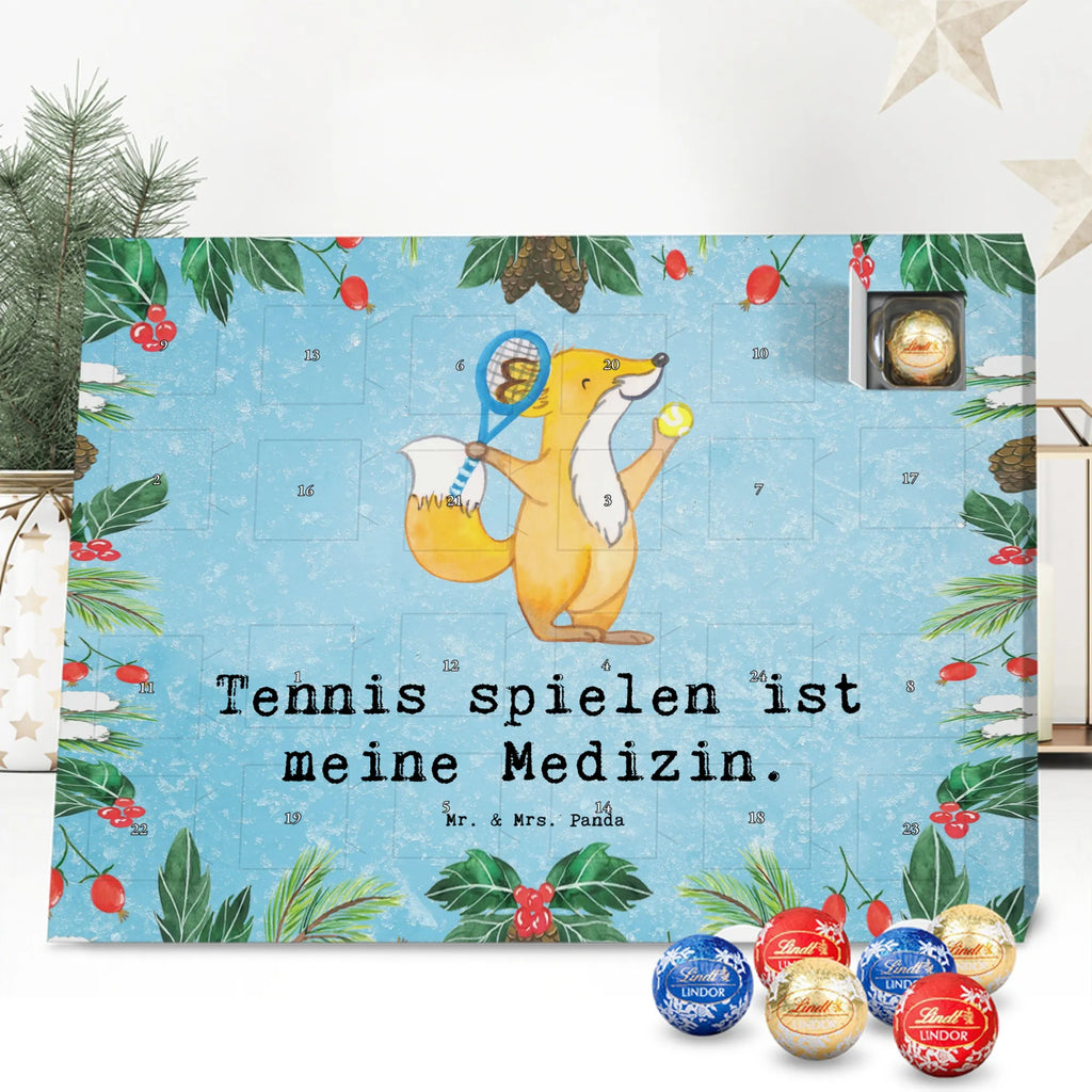 Chocolate advent calendar Fox play tennis giving, Gift, thank you, award, profit, athlete, ball sport, tennis club, Playing tennis, tennis tournament
