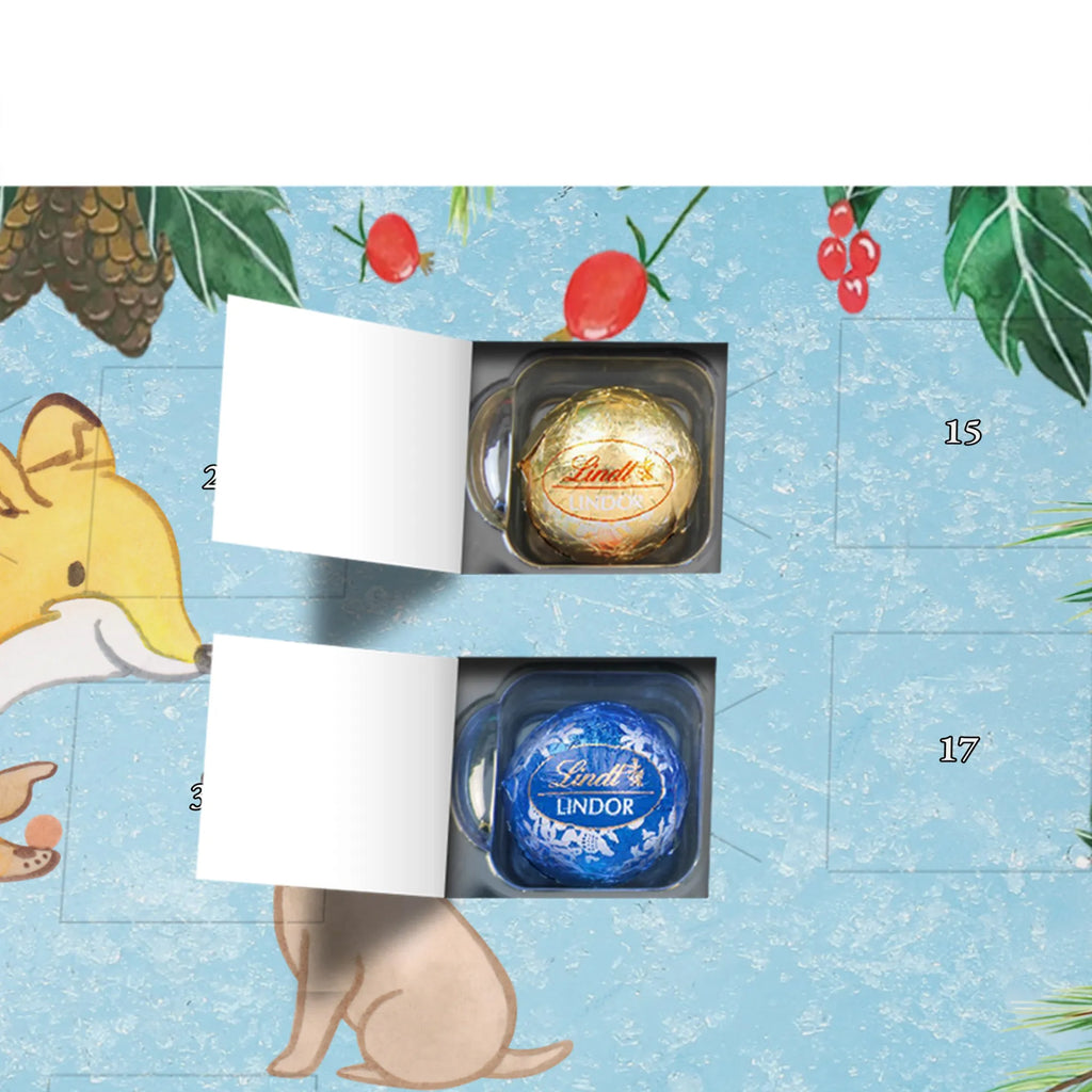 Chocolate advent calendar Fox dog training giving, Gift, thank you, award, profit, athlete, Dog training, puppy school, dog school, dog exam, dog education