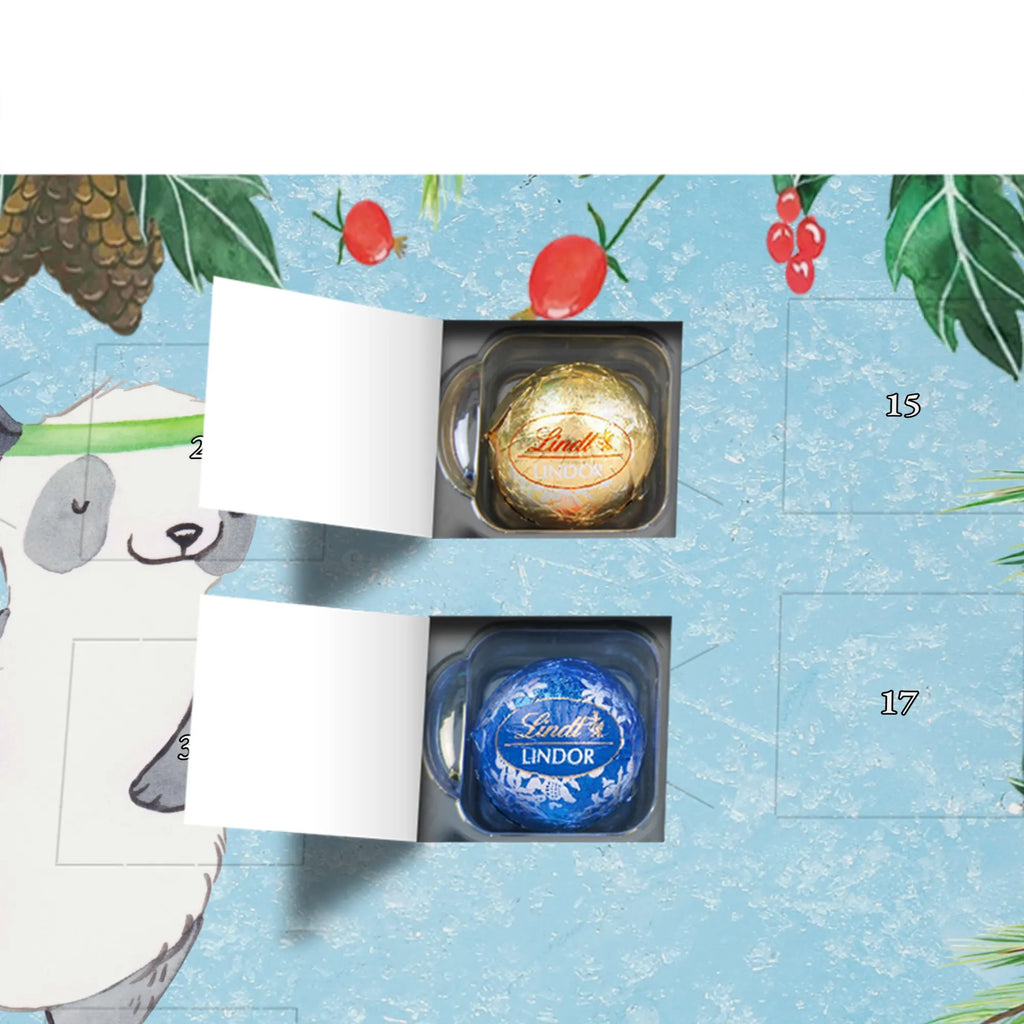 Chocolate advent calendar panda basketball giving, Gift, thank you, award, profit, athlete, basketball association, basketball court, basketball club