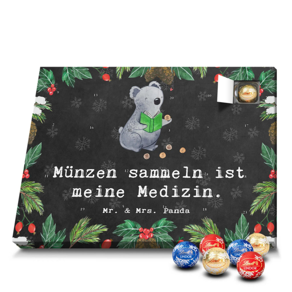 Chocolate advent calendar Koala bear collect coins giving, Gift, thank you, award, profit, athlete, numismatics, Collecting coins, coins from all over the world