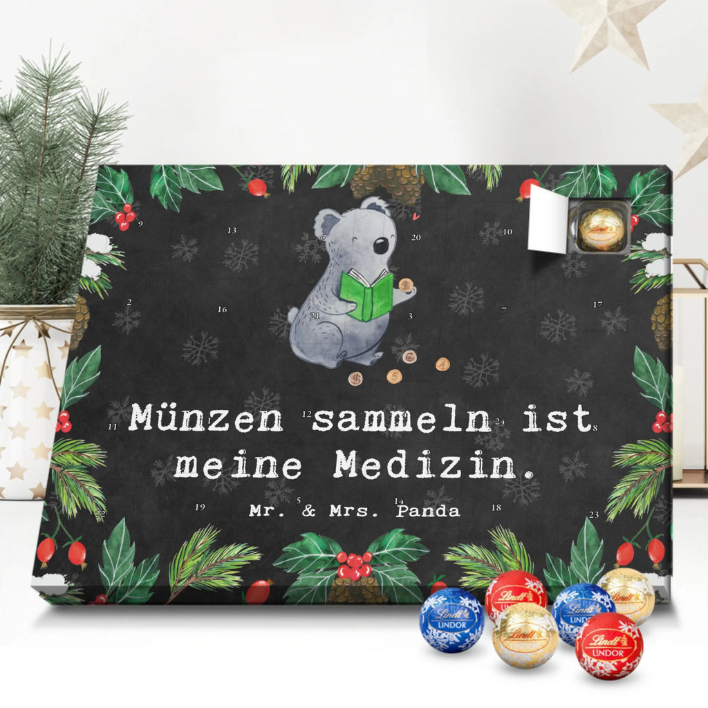 Chocolate advent calendar Koala bear collect coins giving, Gift, thank you, award, profit, athlete, numismatics, Collecting coins, coins from all over the world