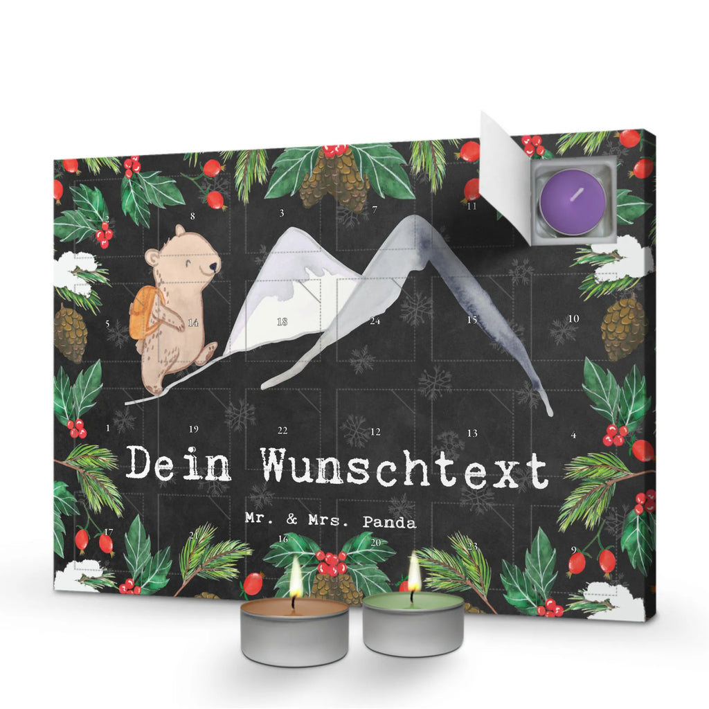  bear Rockclimbing Personalisierter Duftkerzen Adventskalender, Geschenk, Schenken, Sport, Sportart, Hobby, Danke, Dankeschön, Auszeichnung, Gewinn, Sportler, Bergsteigen, Bergsport, Alpinismus, Trekking, Alpinwandern, Wandern