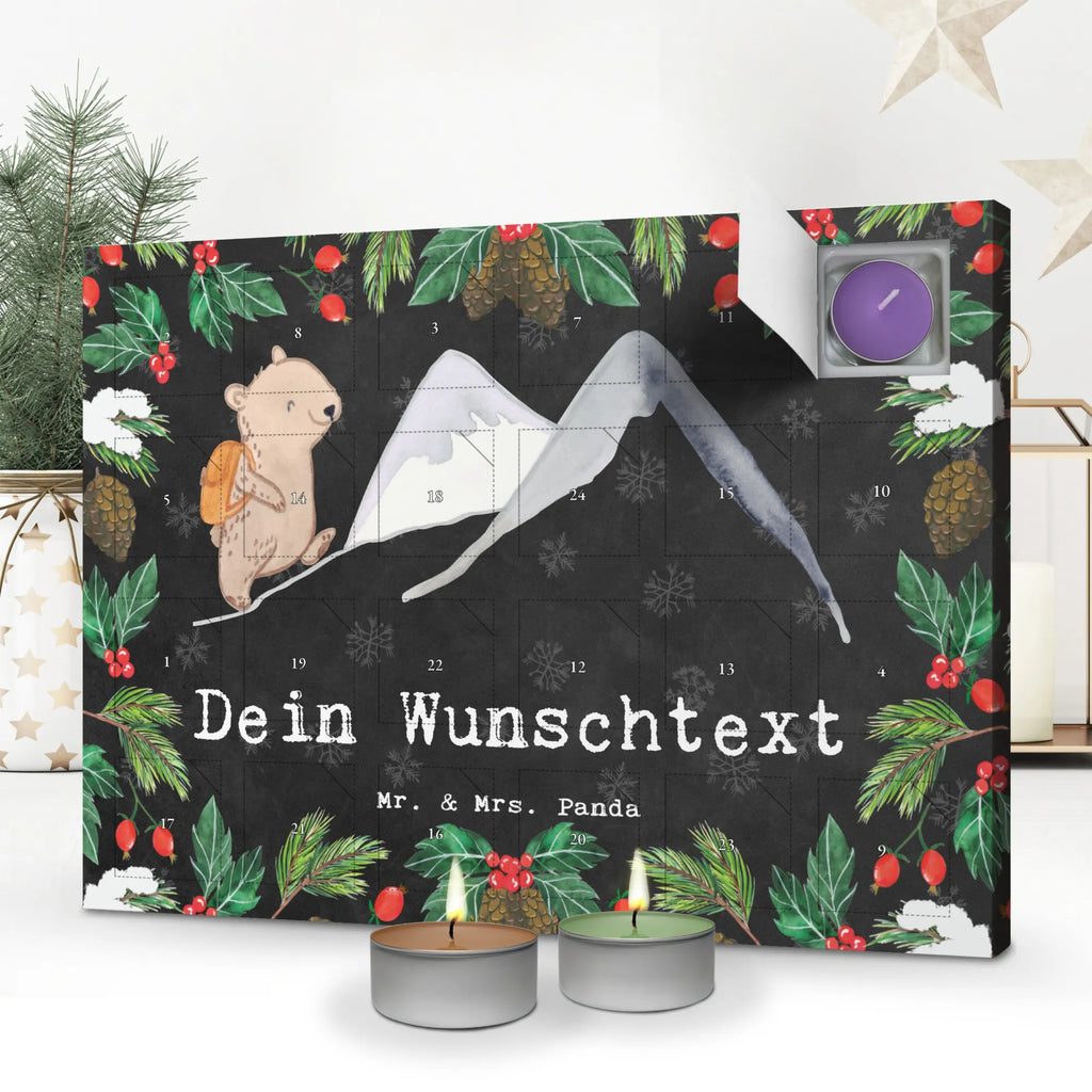  bear Rockclimbing Personalisierter Duftkerzen Adventskalender, Geschenk, Schenken, Sport, Sportart, Hobby, Danke, Dankeschön, Auszeichnung, Gewinn, Sportler, Bergsteigen, Bergsport, Alpinismus, Trekking, Alpinwandern, Wandern