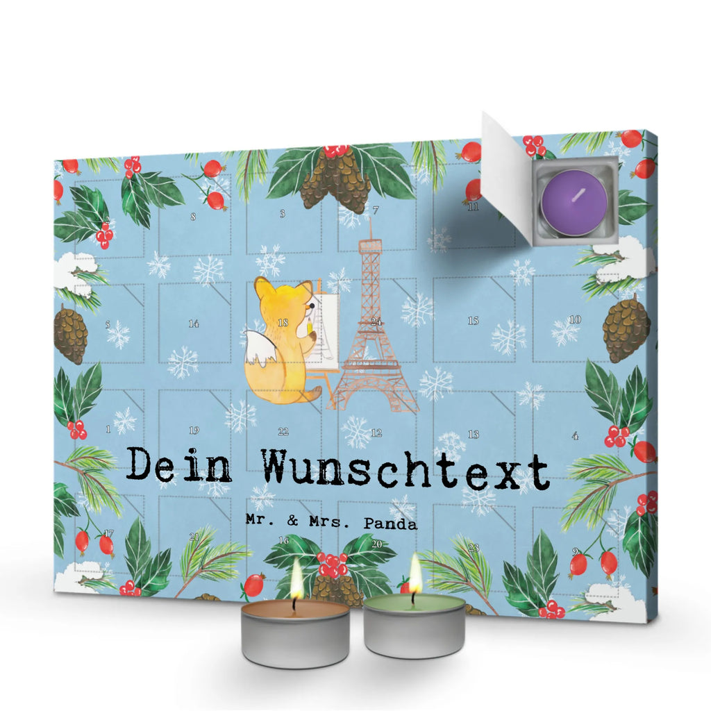Personalisierter Duftkerzen Adventskalender Fuchs Urban sketching Personalisierter Duftkerzen Adventskalender, Geschenk, Schenken, Sport, Sportart, Hobby, Danke, Dankeschön, Auszeichnung, Gewinn, Sportler, Zeichenschule, Malen, Künstler, Urban Sketching, Zeichnen