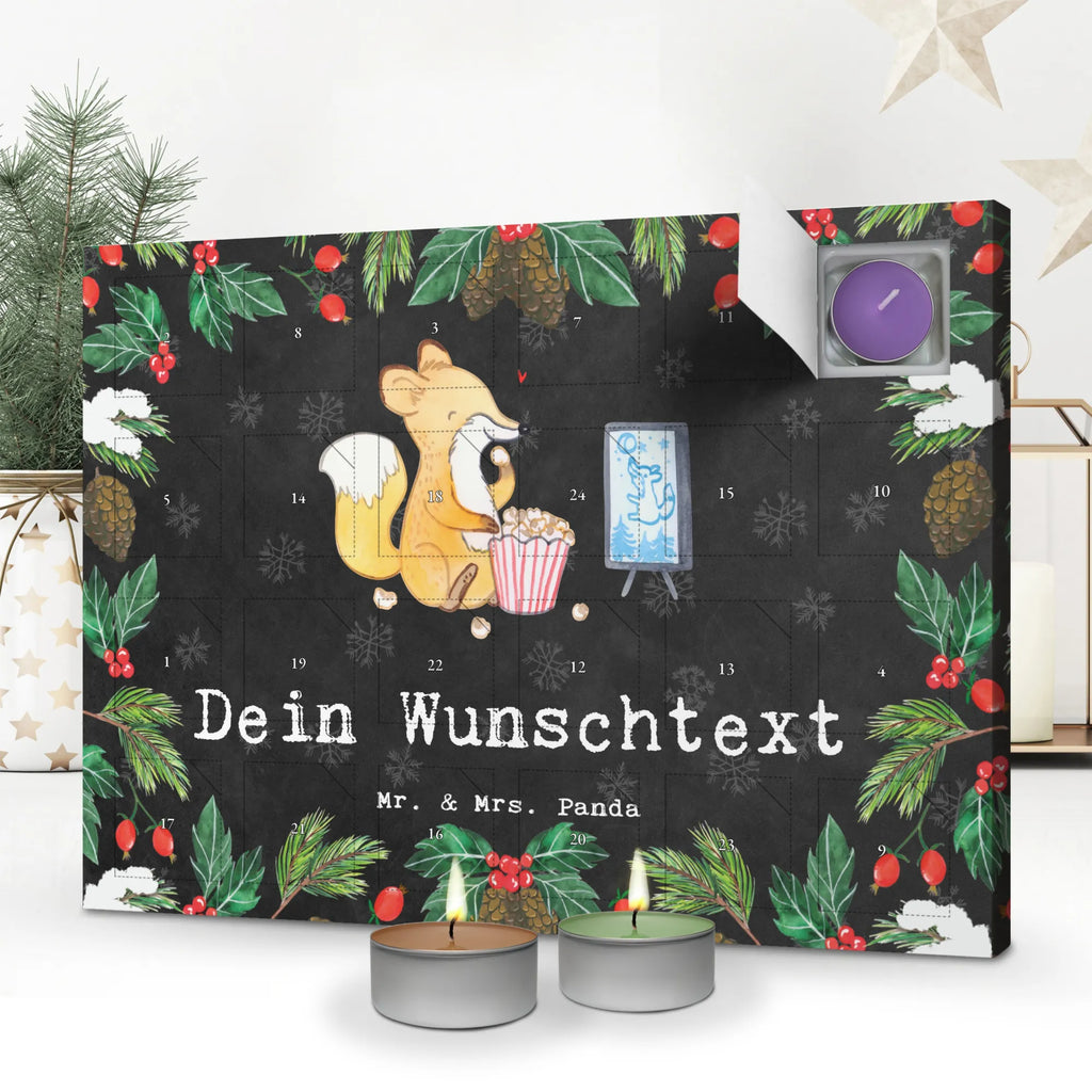 Personalisierter Duftkerzen Adventskalender Fuchs Filme gucken Personalisierter Duftkerzen Adventskalender, Geschenk, Schenken, Sport, Sportart, Hobby, Danke, Dankeschön, Auszeichnung, Gewinn, Sportler, Filme Gucken, Fernsehen, Kino, TV, Filmabend