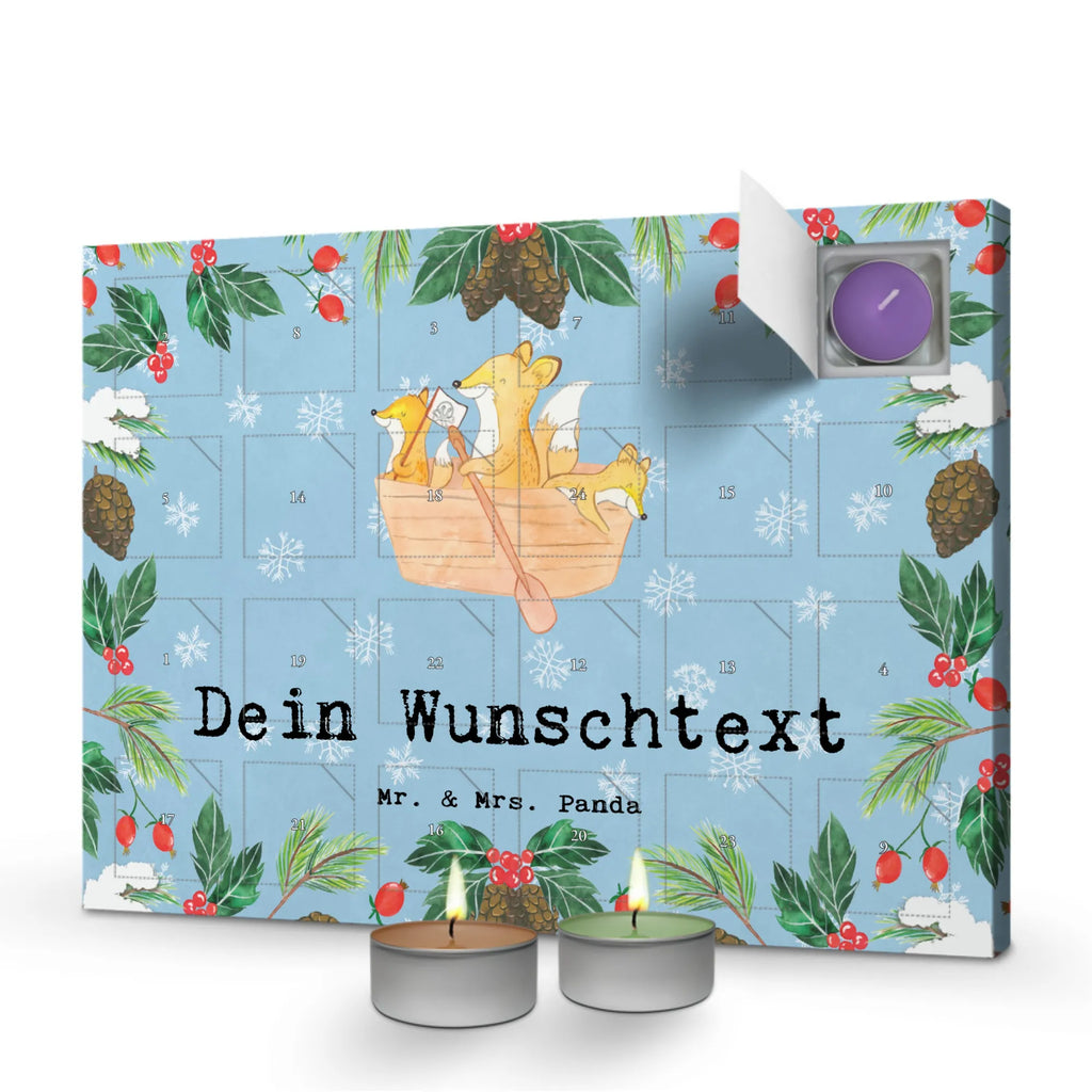Personalisierter Duftkerzen Adventskalender Fuchs Kanufahren Personalisierter Duftkerzen Adventskalender, Geschenk, Schenken, Sport, Sportart, Hobby, Danke, Dankeschön, Auszeichnung, Gewinn, Sportler, Paddeltour, Kanu fahren, Kanutour, Kanu Schule, Kanuverleih