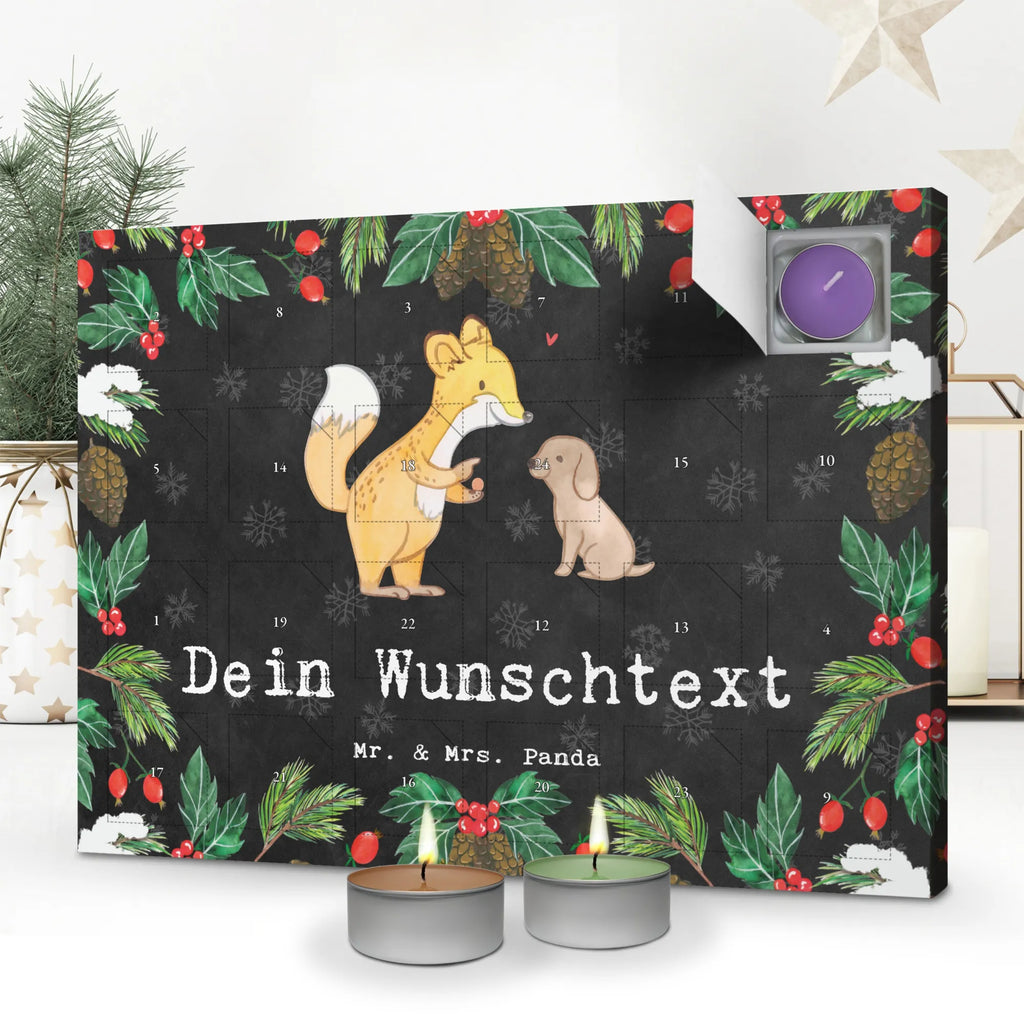 Personalisierter Duftkerzen Adventskalender Fuchs Hundetraining Personalisierter Duftkerzen Adventskalender, Geschenk, Schenken, Sport, Sportart, Hobby, Danke, Dankeschön, Auszeichnung, Gewinn, Sportler, Hundeerziehung, Hundeprüfung, Hundeschule, Welpenschule, Hundetraining