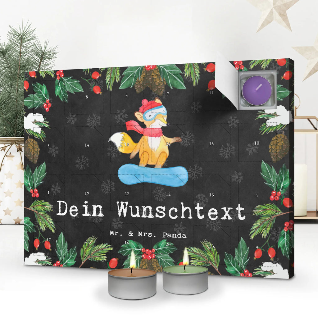 Personalisierter Duftkerzen Adventskalender Hase Snowboarden Personalisierter Duftkerzen Adventskalender, Geschenk, Schenken, Sport, Sportart, Hobby, Danke, Dankeschön, Auszeichnung, Gewinn, Sportler, Wintersport, Snowboardschule, Snowboarden, Winterurlaub, Snowboard