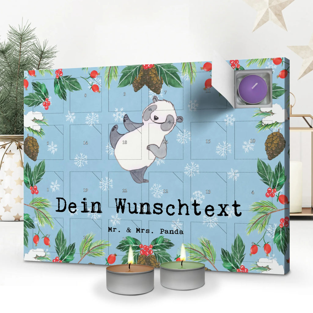 Personalisierter Duftkerzen Adventskalender Panda Kampfkunst Personalisierter Duftkerzen Adventskalender, Geschenk, Schenken, Sport, Sportart, Hobby, Danke, Dankeschön, Auszeichnung, Gewinn, Sportler, Kampfsportarten, Kampfkunst, Selbstverteidigung