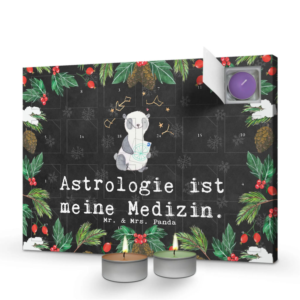 Scented candle advent calendar panda astrology Gift, sport, hobby, giving, thank you, award, profit, athlete, constellations, Astrology, horoscope