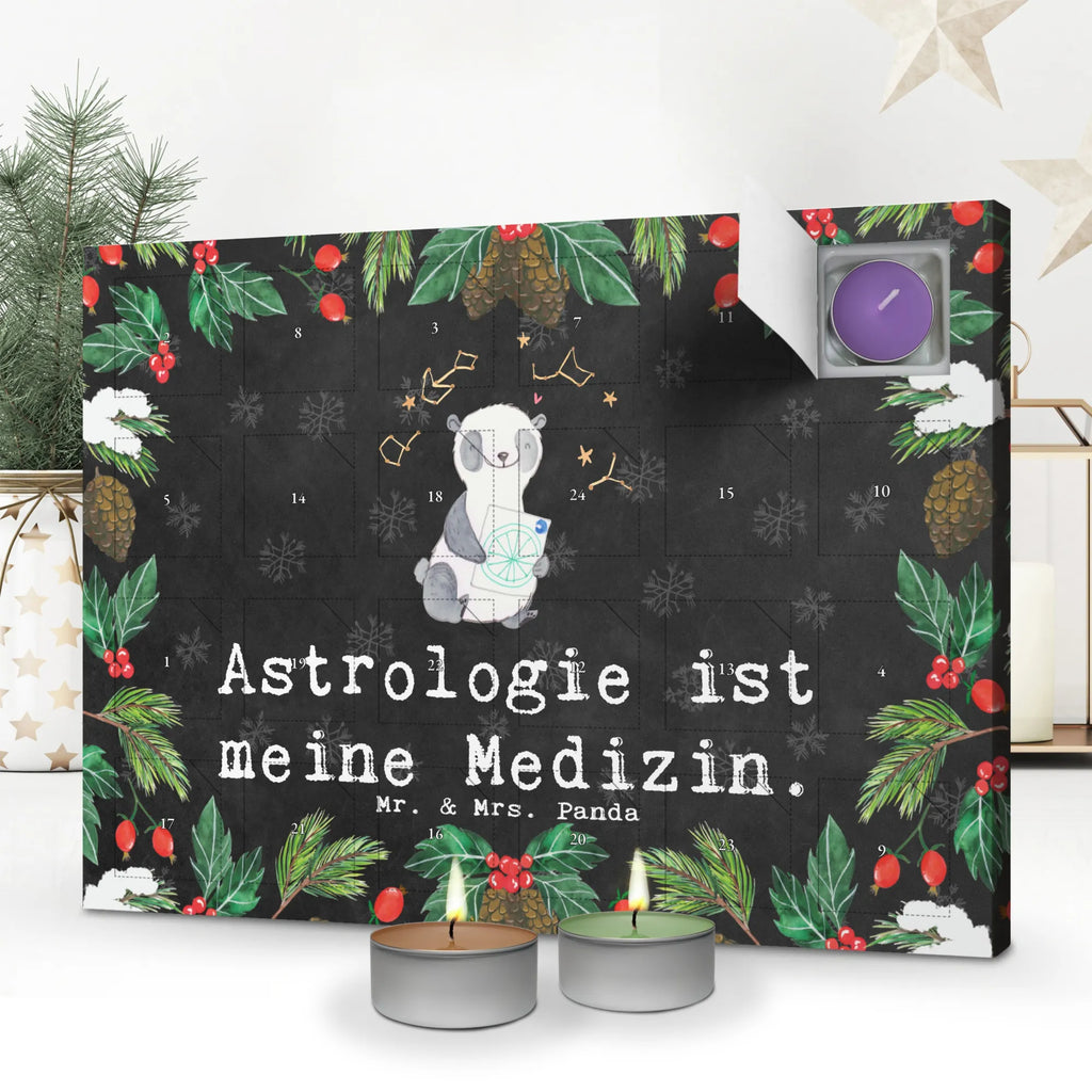 Scented candle advent calendar panda astrology Gift, sport, hobby, giving, thank you, award, profit, athlete, constellations, Astrology, horoscope