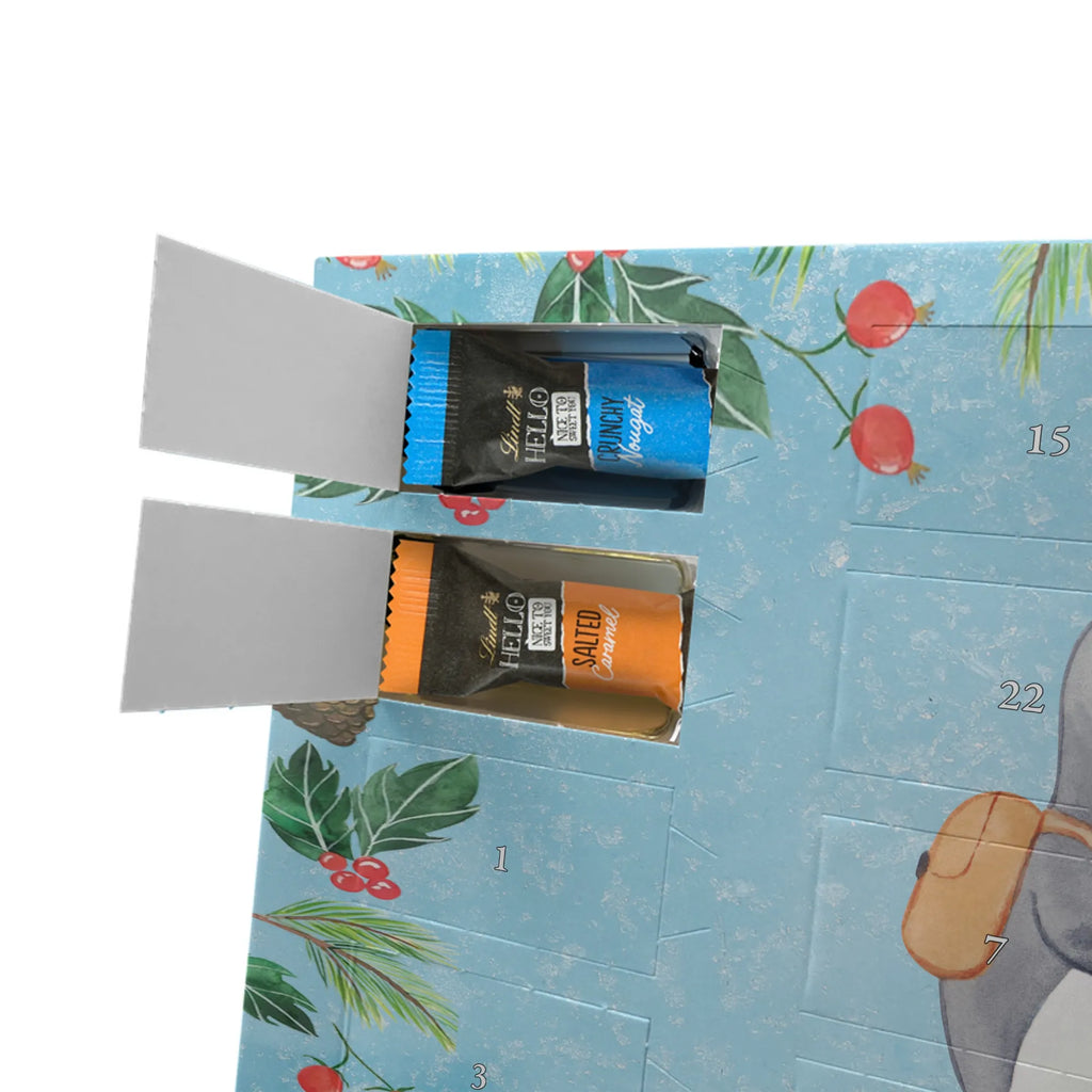 Chocolate advent calendar penguin to visit a museum giving, Gift, thank you, award, profit, athlete, museums, Visit museum