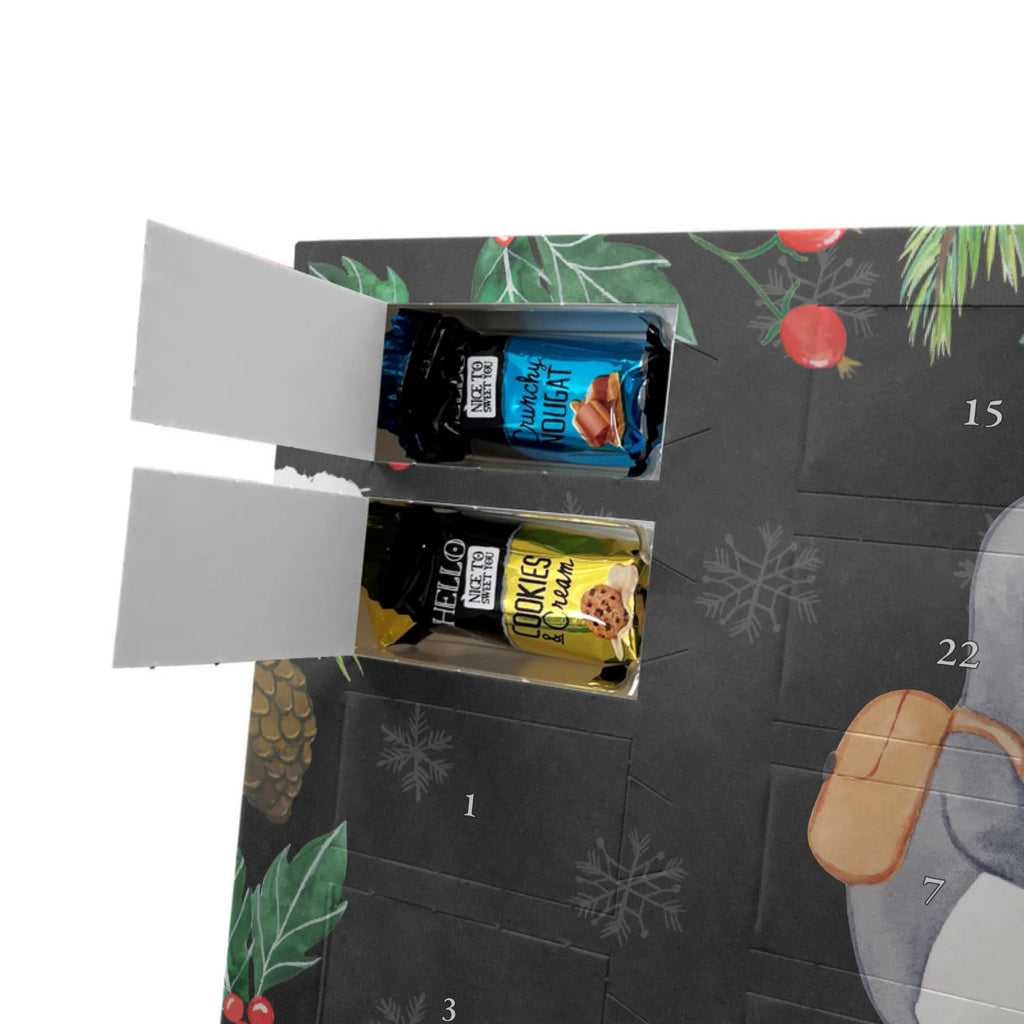 Chocolate advent calendar penguin to visit a museum giving, Gift, thank you, award, profit, athlete, museums, Visit museum