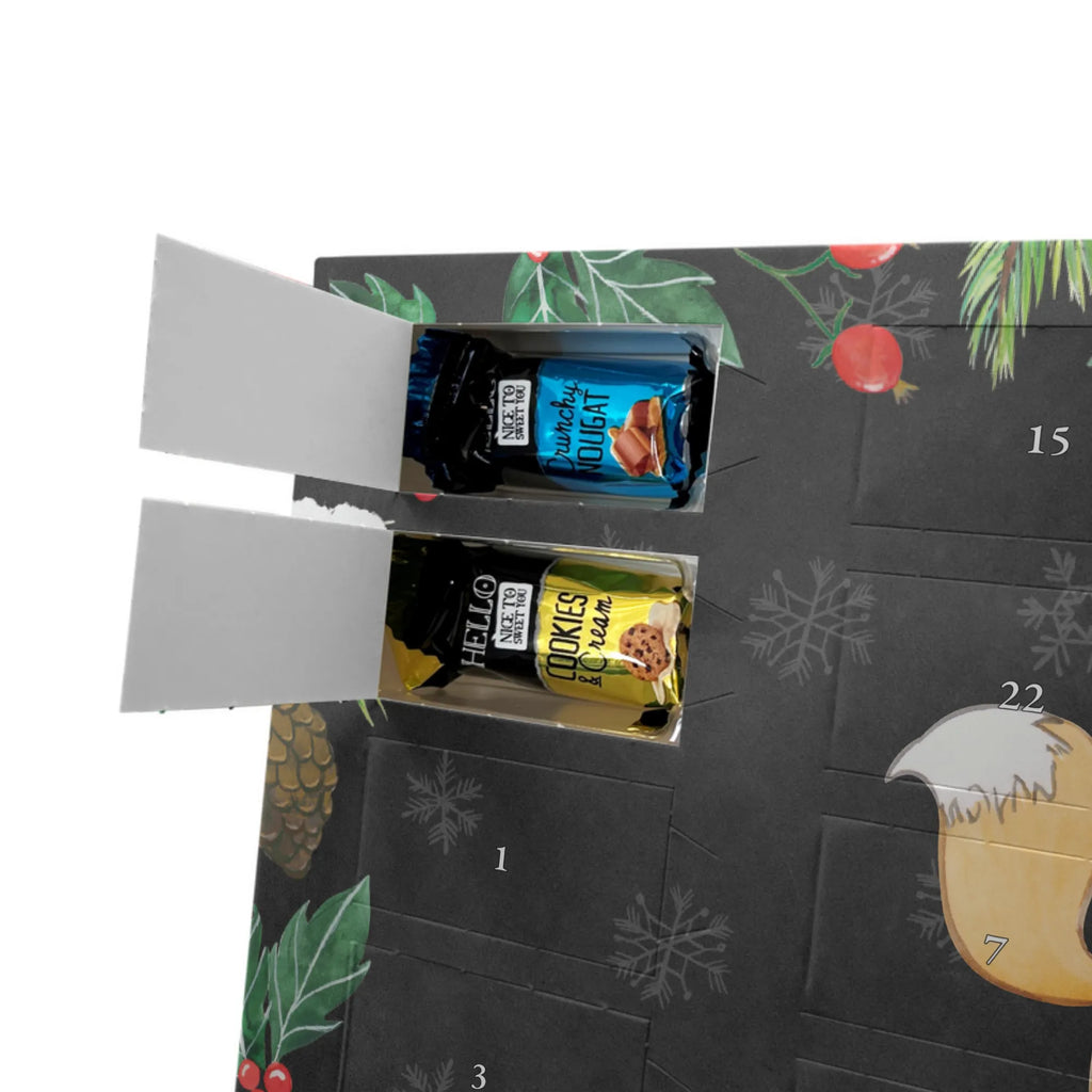 Chocolate advent calendar fox rabbit meet friends giving, Gift, thank you, award, profit, athlete, meet friends