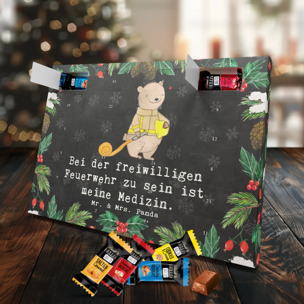 Chocolate advent calendar bear Volunteer firefighter giving, Gift, thank you, award, profit, athlete, Volunteer fire brigade, youth fire brigade, fire brigade festival