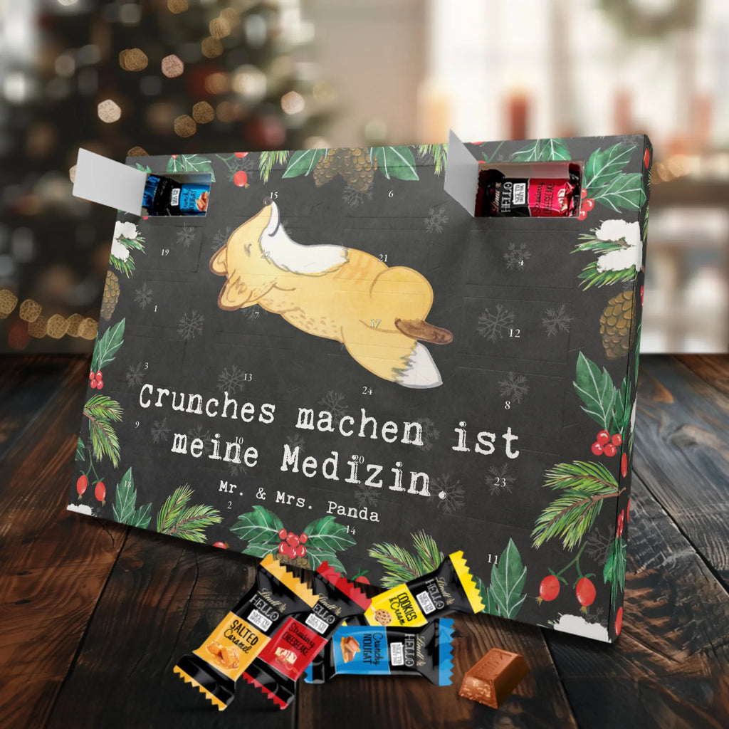 Chocolate advent calendar Fox crunches giving, Gift, thank you, award, profit, athlete