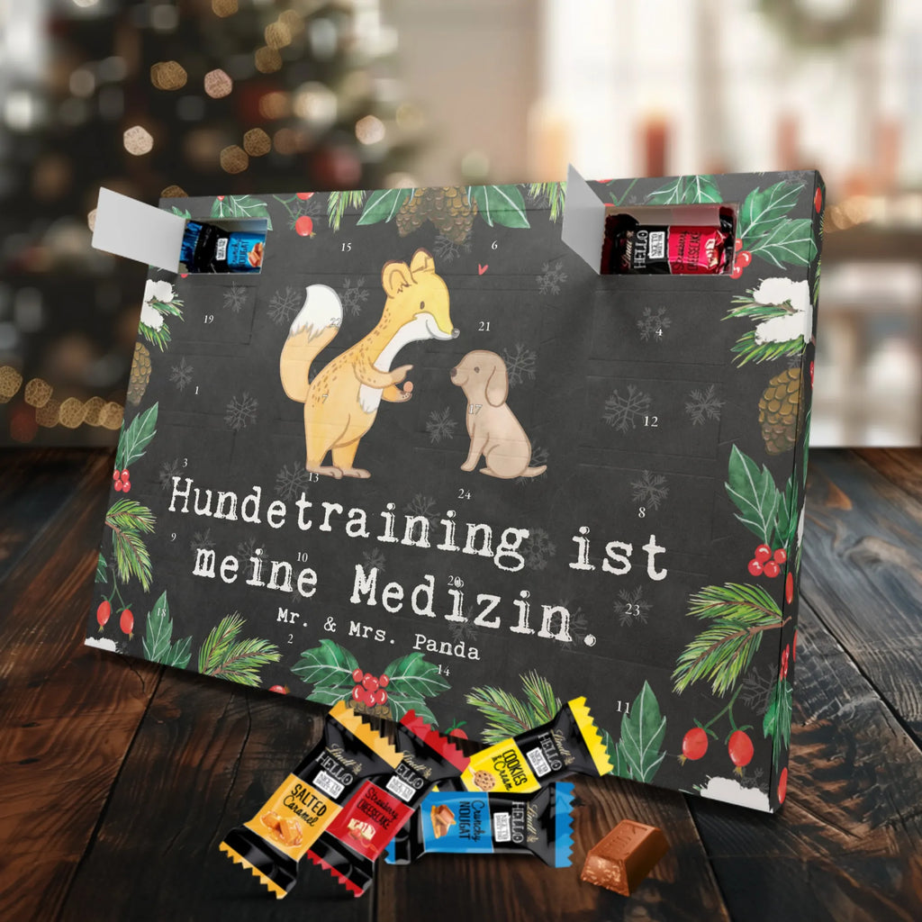 Chocolate advent calendar Fox dog training giving, Gift, thank you, award, profit, athlete, Dog training, puppy school, dog school, dog exam, dog education
