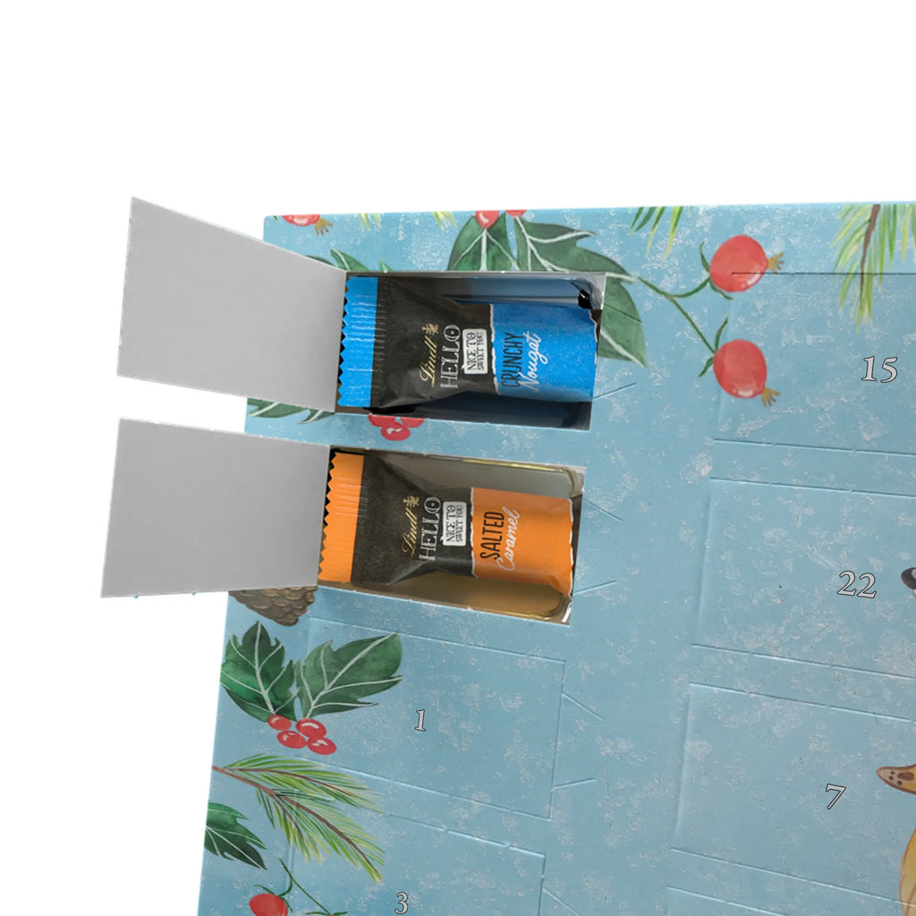 Chocolate advent calendar Fox Jog giving, Gift, thank you, award, profit, athlete, running, jogging