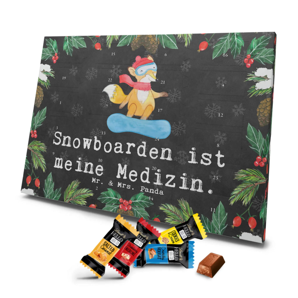 Chocolate advent calendar Hare snowboarding giving, Gift, thank you, award, profit, athlete, snowboarding, snowboard school, winter vacation, winter sports