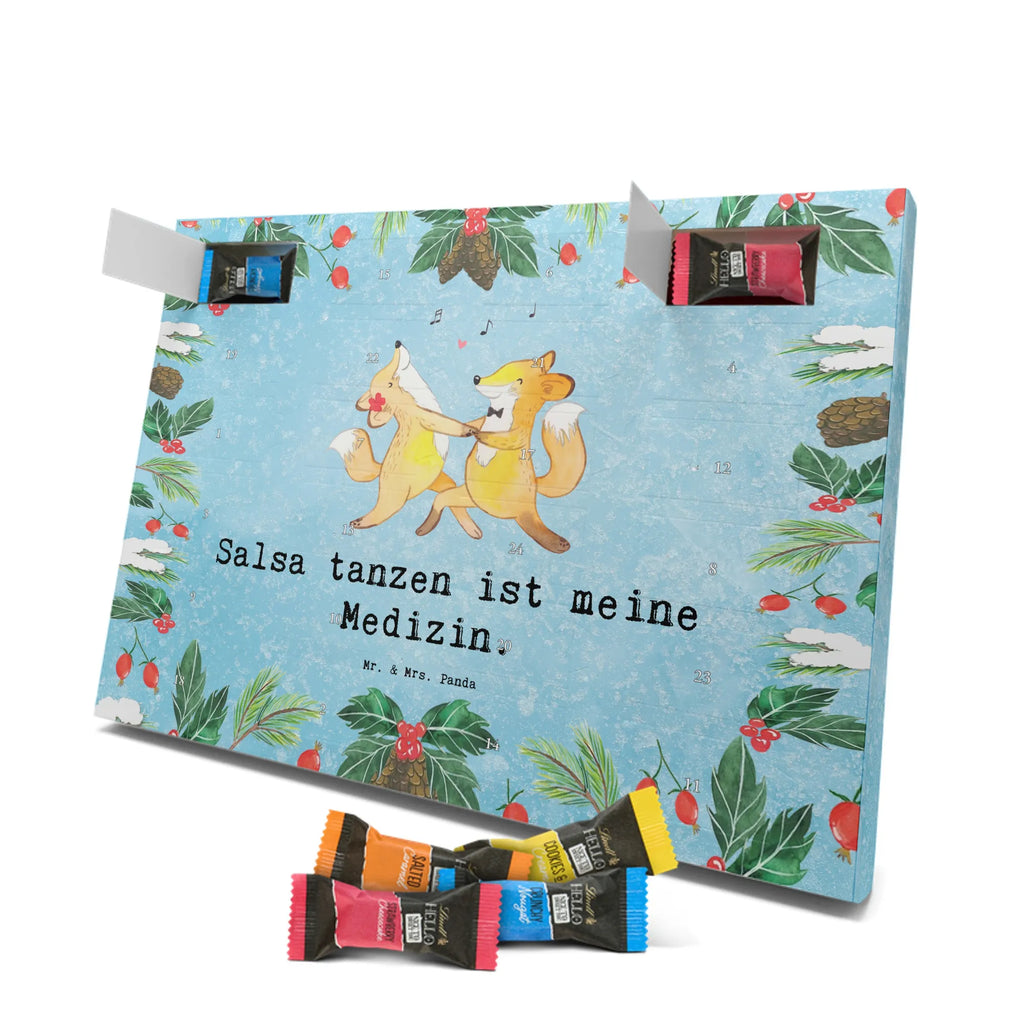 Chocolate advent calendar foxes dancing salsa giving, Gift, thank you, award, profit, athlete, dance school, dancing, dance class, dancing salsa