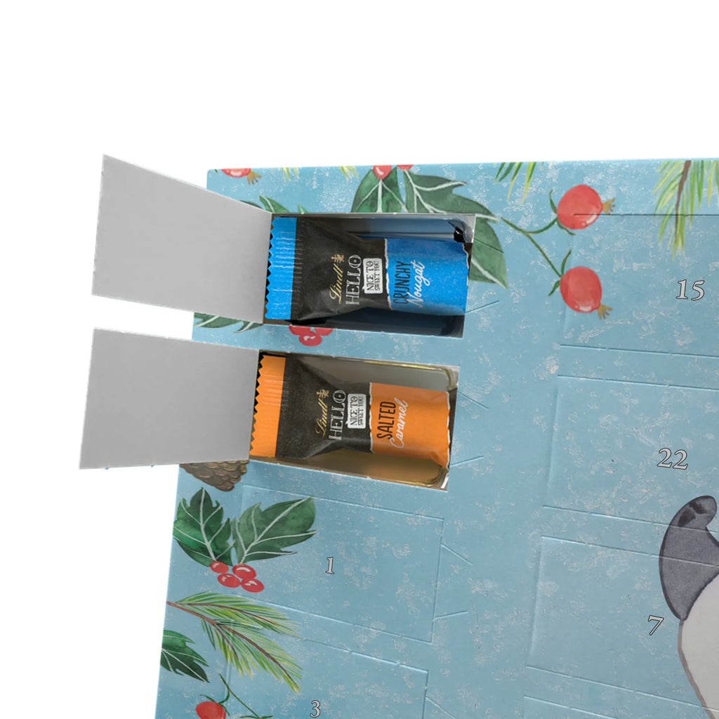 Chocolate advent calendar panda martial arts giving, Gift, thank you, award, profit, athlete, self defense, Martial arts