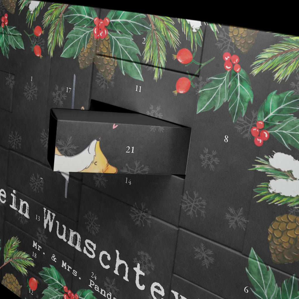 Personalisierter Befüllbarer Adventskalender Fuchs Poledance Adventskalender Zum Selbst Befüllen, Befüllbarer Adventskalender, Geschenk, Schenken, Sport, Sportart, Hobby, Danke, Dankeschön, Auszeichnung, Gewinn, Sportler, Tanzen, Tanz, Pole Dance