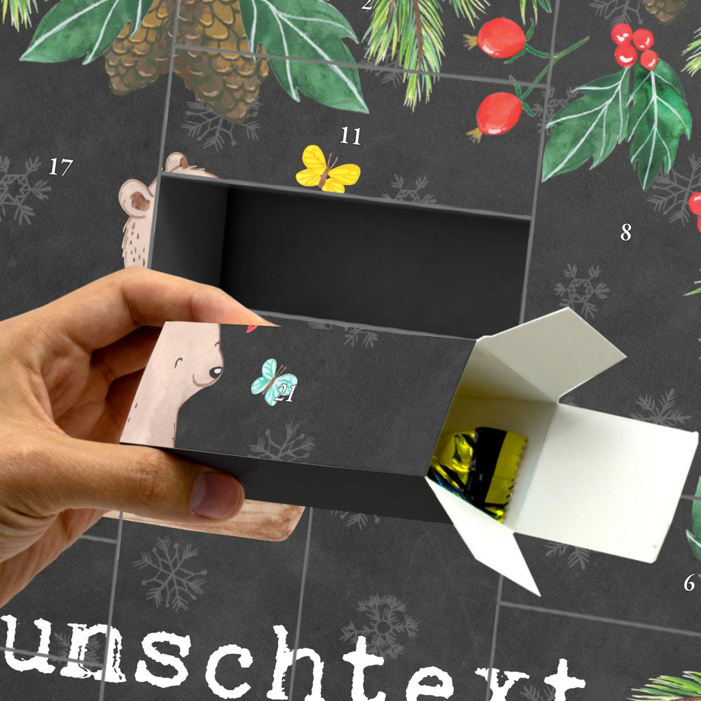 Personalisierter Befüllbarer Adventskalender Bär Naturliebhaber Adventskalender Zum Selbst Befüllen, Befüllbarer Adventskalender, Geschenk, Schenken, Sport, Sportart, Hobby, Danke, Dankeschön, Auszeichnung, Gewinn, Sportler, Wandern, Outdoor, Naturliebhaber, Nature Lover