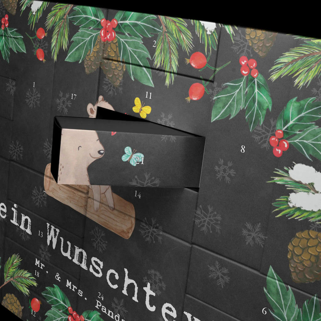 Personalisierter Befüllbarer Adventskalender Bär Naturliebhaber Adventskalender Zum Selbst Befüllen, Befüllbarer Adventskalender, Geschenk, Schenken, Sport, Sportart, Hobby, Danke, Dankeschön, Auszeichnung, Gewinn, Sportler, Wandern, Outdoor, Naturliebhaber, Nature Lover