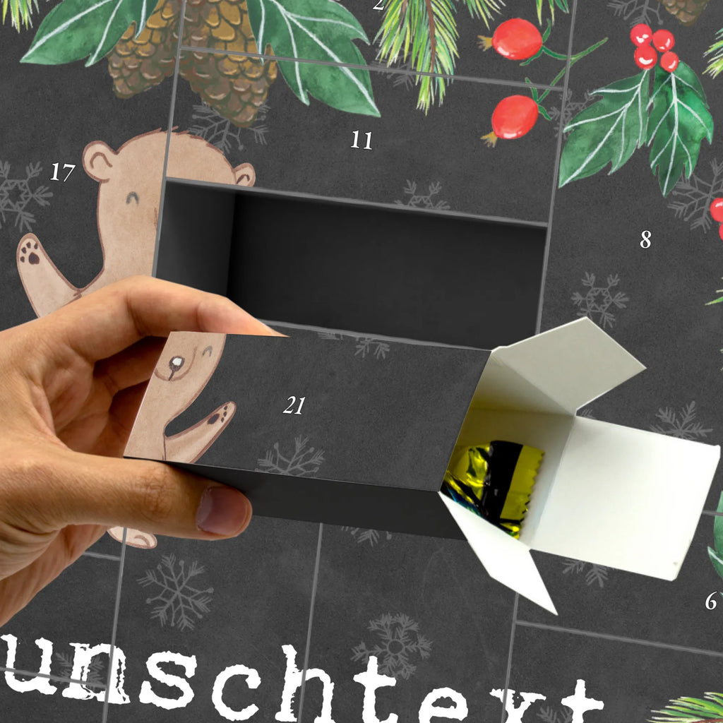 Personalisierter Befüllbarer Adventskalender Bär Hula Hoop Befüllbarer Adventskalender, Adventskalender Zum Selbst Befüllen, Geschenk, Schenken, Sport, Sportart, Hobby, Danke, Dankeschön, Auszeichnung, Gewinn, Sportler, Fitness, Hula Hoop, Training