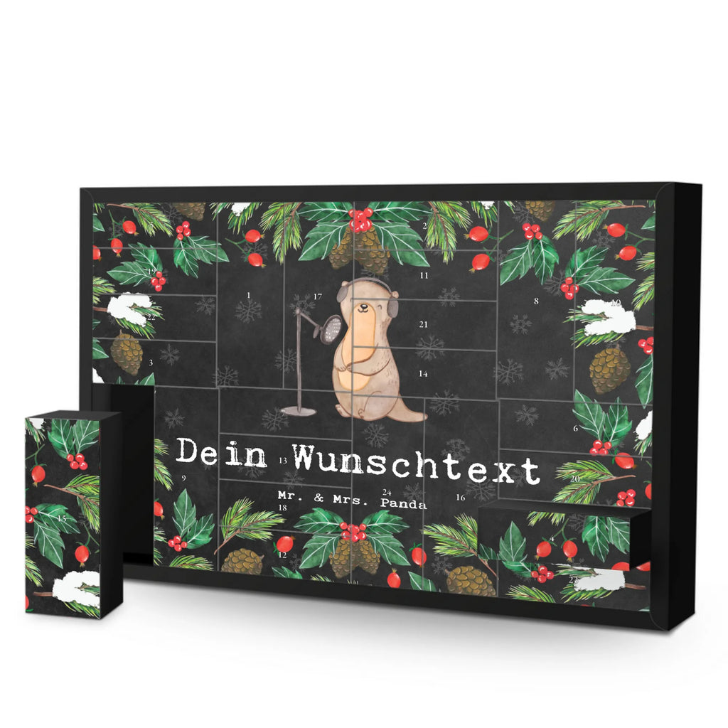 Personalisierter Befüllbarer Adventskalender Otter Podcast aufnehmen Befüllbarer Adventskalender, Adventskalender Zum Selbst Befüllen, Geschenk, Schenken, Sport, Sportart, Hobby, Danke, Dankeschön, Auszeichnung, Gewinn, Sportler, Podcast Produzieren, Podcasterin, Podcast Aufnehmen, Podcaster