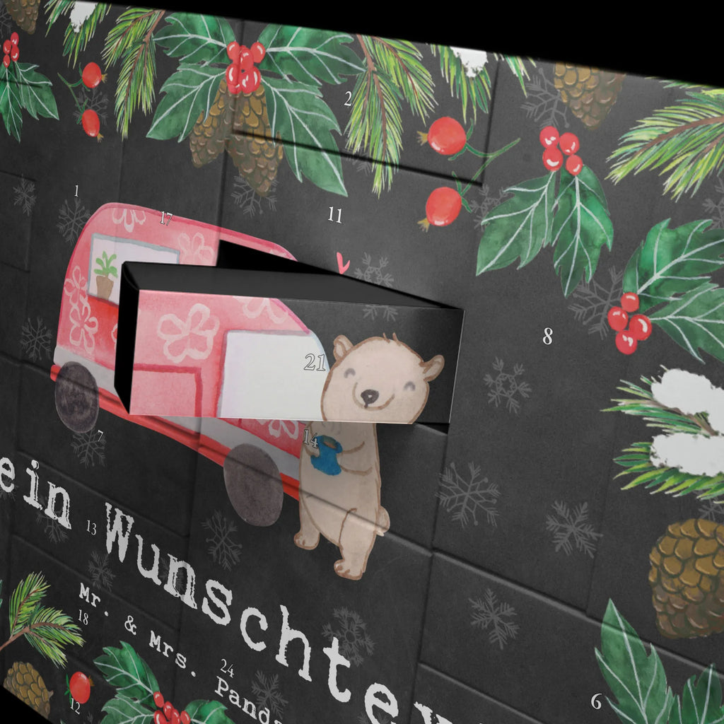 Personalisierter Befüllbarer Adventskalender Bär Camper Adventskalender Zum Selbst Befüllen, Befüllbarer Adventskalender, Geschenk, Schenken, Sport, Sportart, Hobby, Danke, Dankeschön, Auszeichnung, Gewinn, Sportler, Wohnmobil, Campen, Roadtrip, Campingplatz, Urlaub, Camper, Zelten