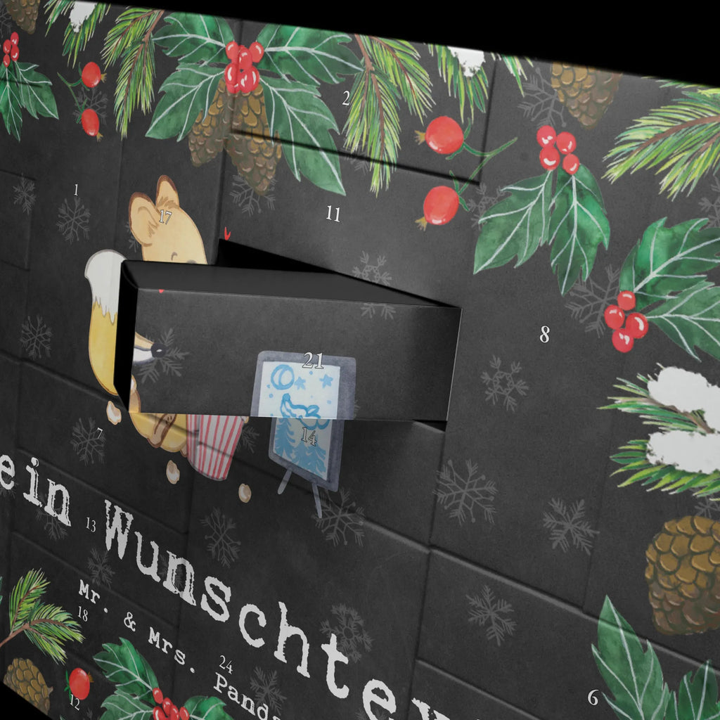 Personalisierter Befüllbarer Adventskalender Fuchs Filme gucken Adventskalender Zum Selbst Befüllen, Befüllbarer Adventskalender, Geschenk, Schenken, Sport, Sportart, Hobby, Danke, Dankeschön, Auszeichnung, Gewinn, Sportler, Filmabend, Fernsehen, TV, Filme Gucken, Kino