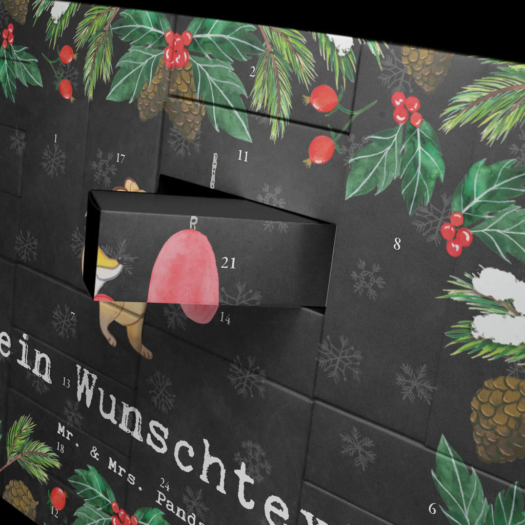 Personalisierter Befüllbarer Adventskalender Fuchs Boxen Adventskalender Zum Selbst Befüllen, Befüllbarer Adventskalender, Geschenk, Schenken, Sport, Sportart, Hobby, Danke, Dankeschön, Auszeichnung, Gewinn, Sportler, Boxtraining, Boxen, Boxkampf